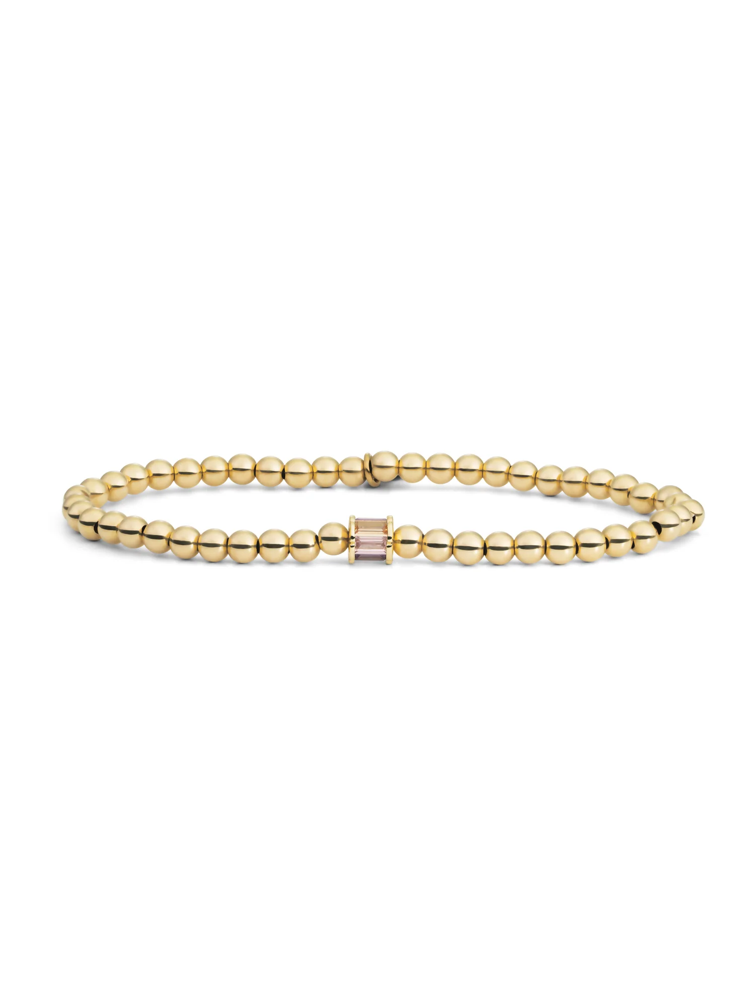 Baguette Cylinder Armband Zirconia Paars