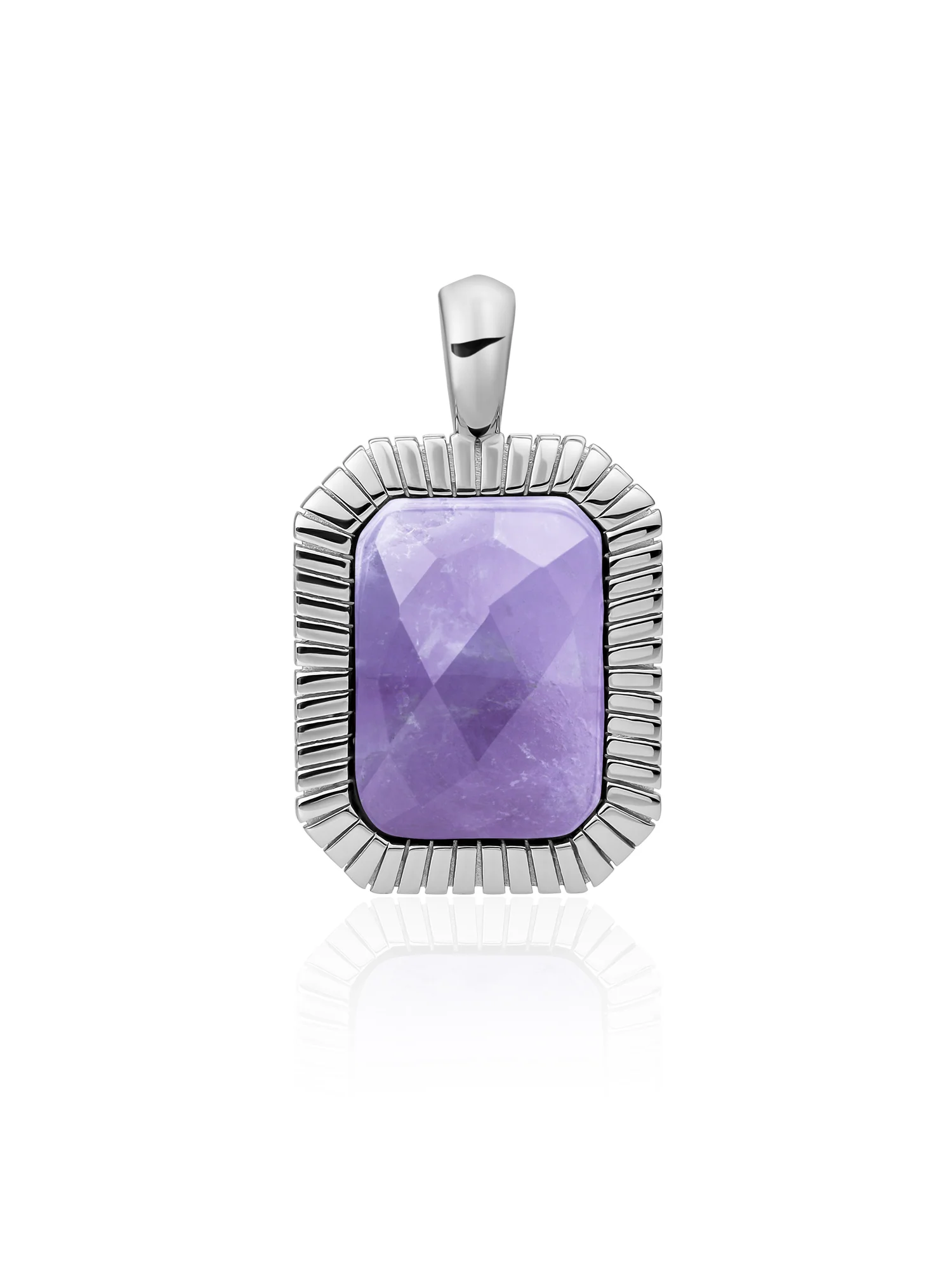 Baguette Pendant Amethyst - Image 2