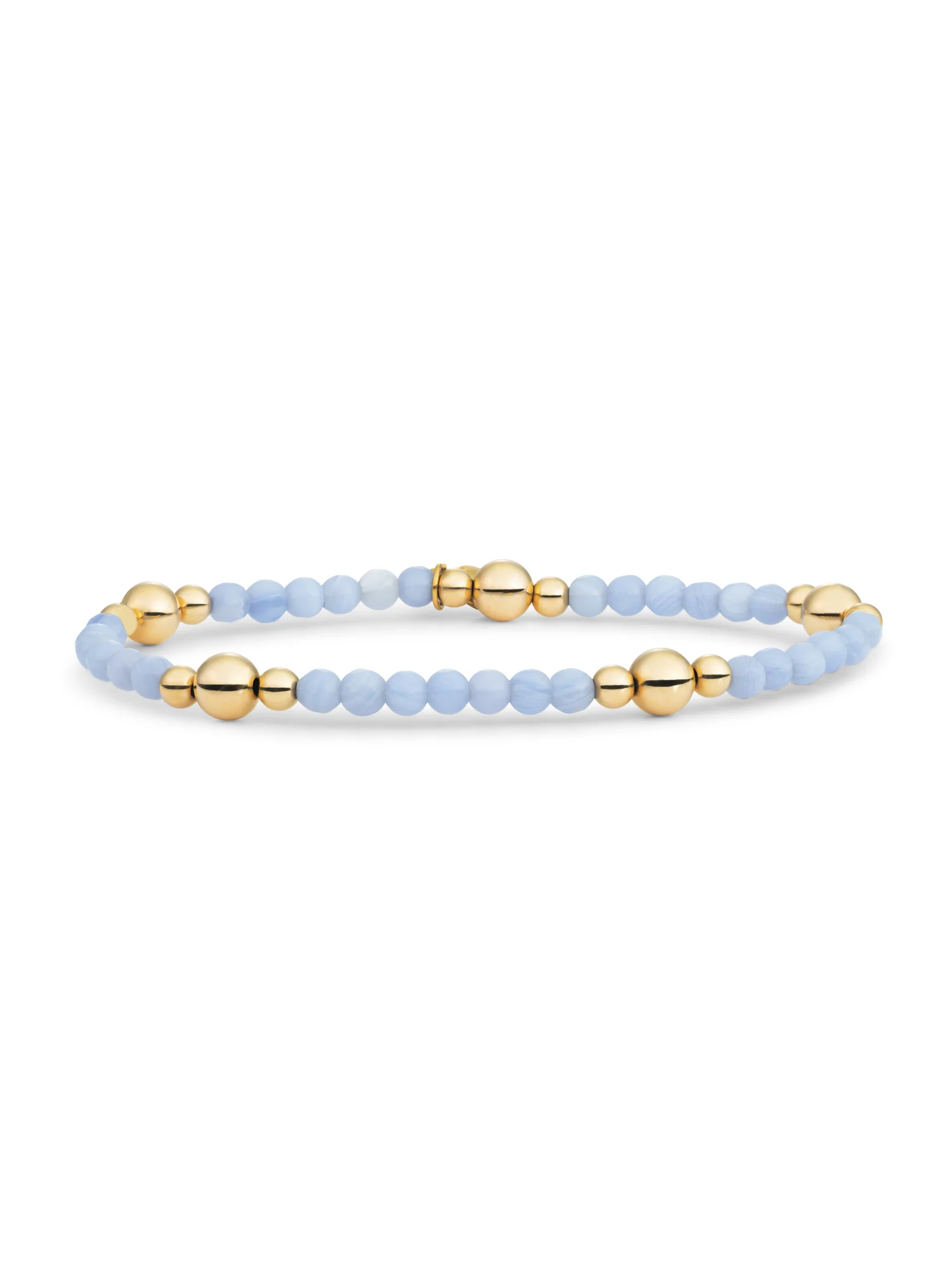 Bold Mix Armband Blue Lace Agate