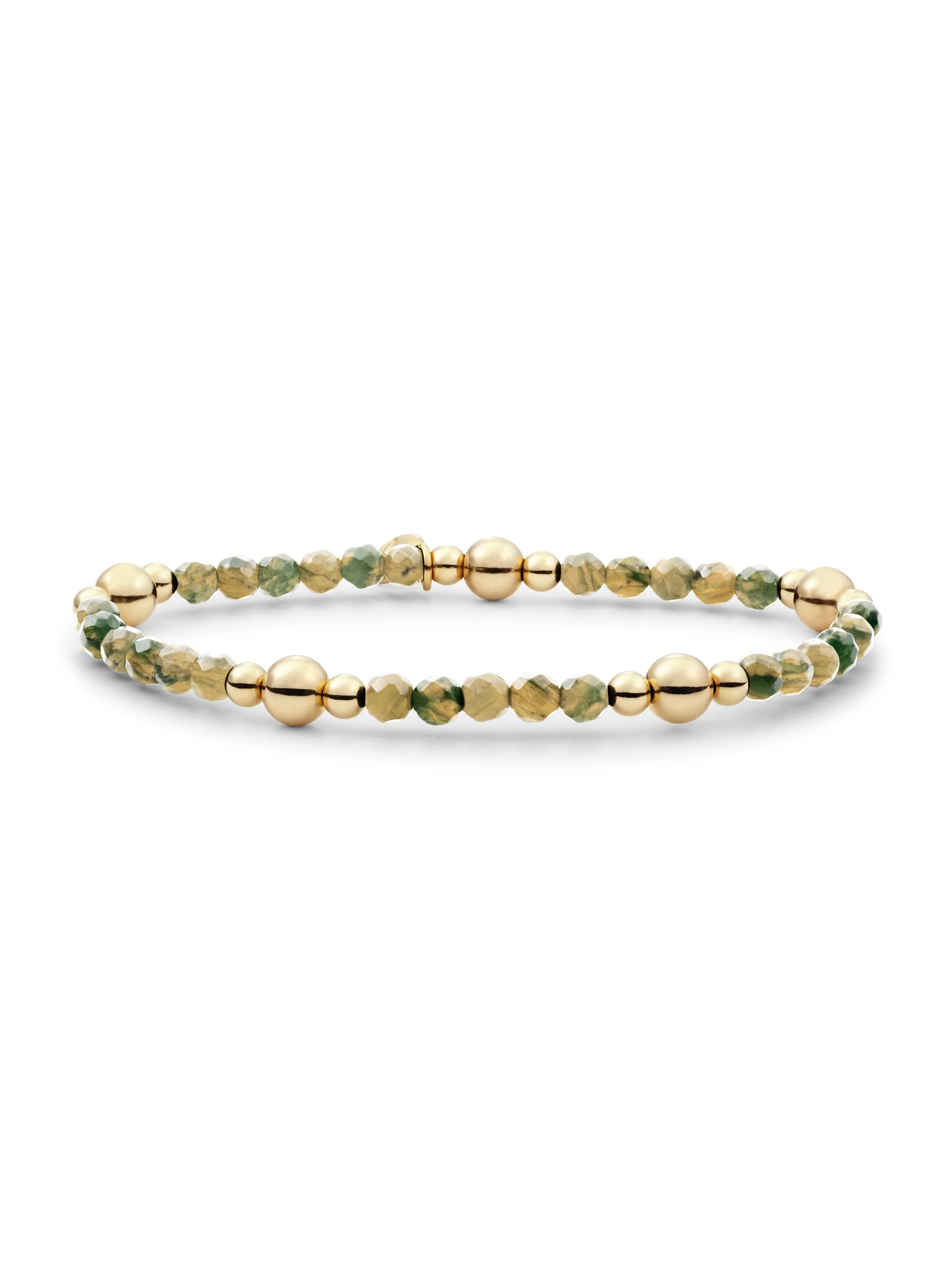 Bold Mix Armband Hidden Gem | Ya'an Green Jade