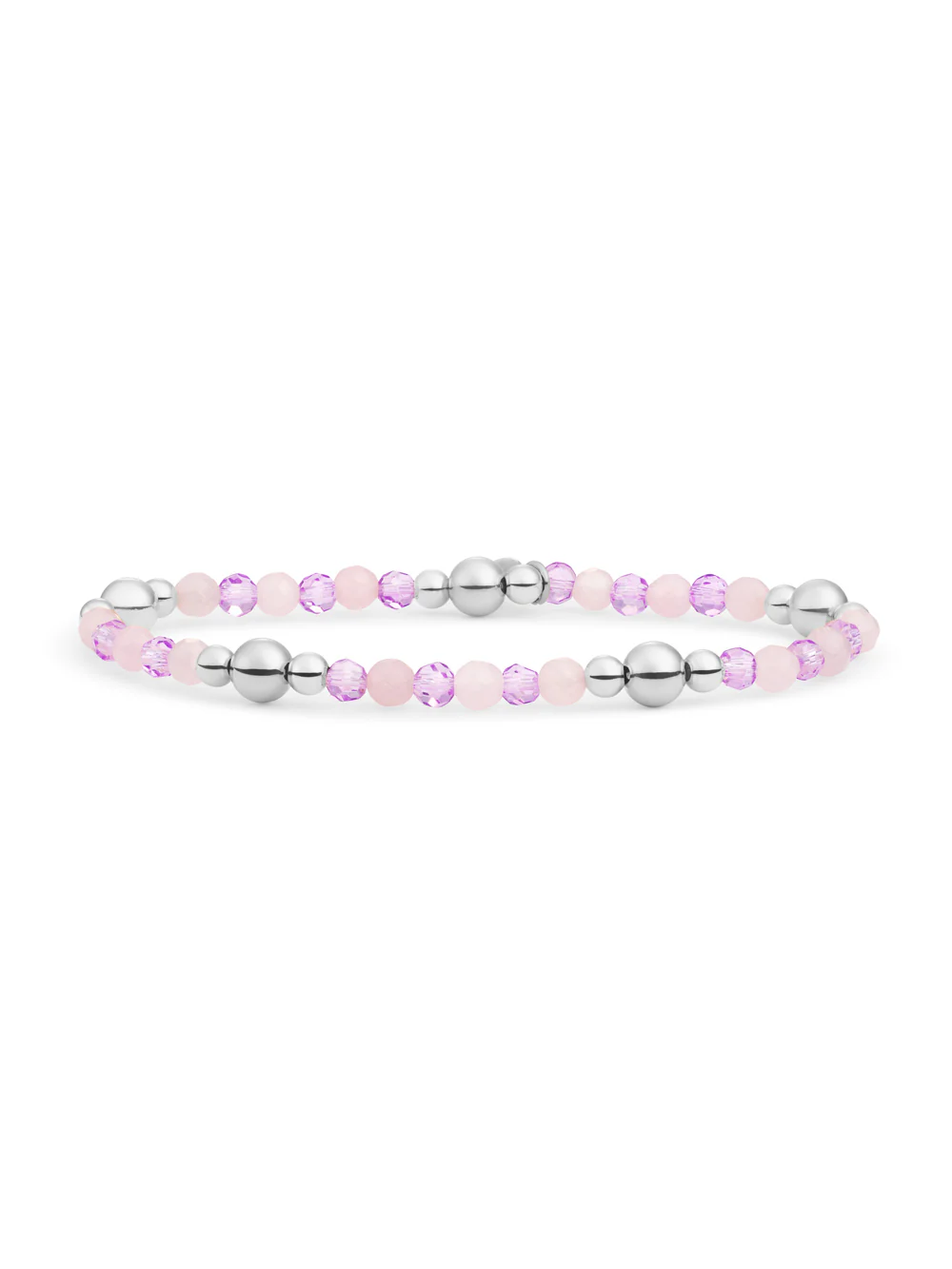 Bold Mix Armband Rose Quartz | Violet Quartz - Image 2