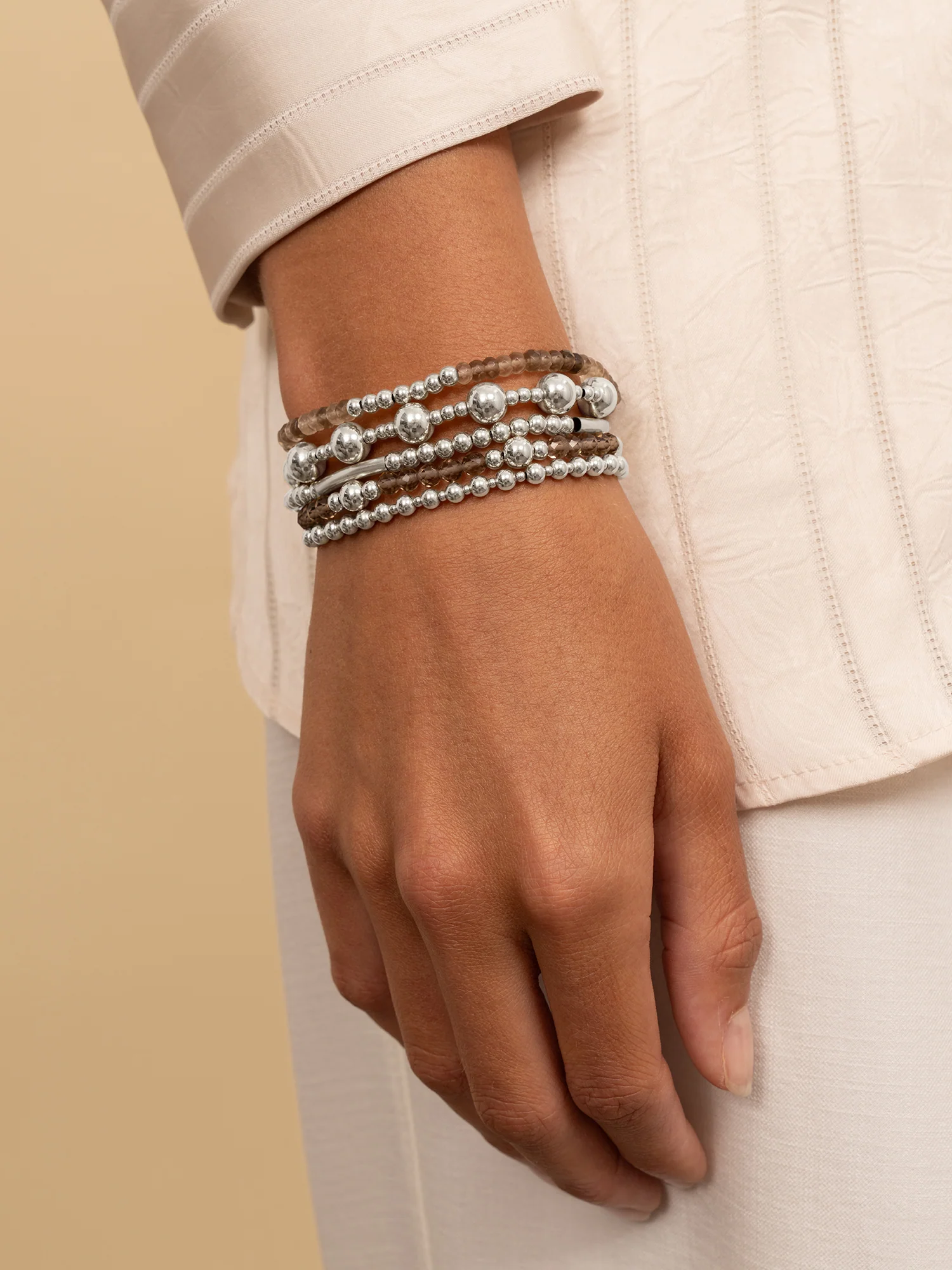 Bold Mix Armband Smoky Quartz - Image 4