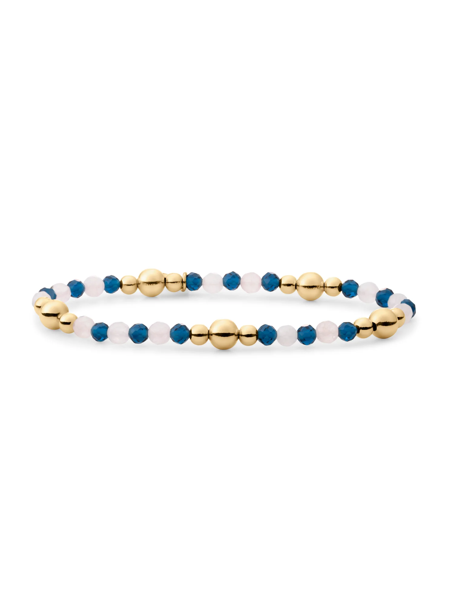 Bold Mix Armband Topaz Quartz | Rose Quartz