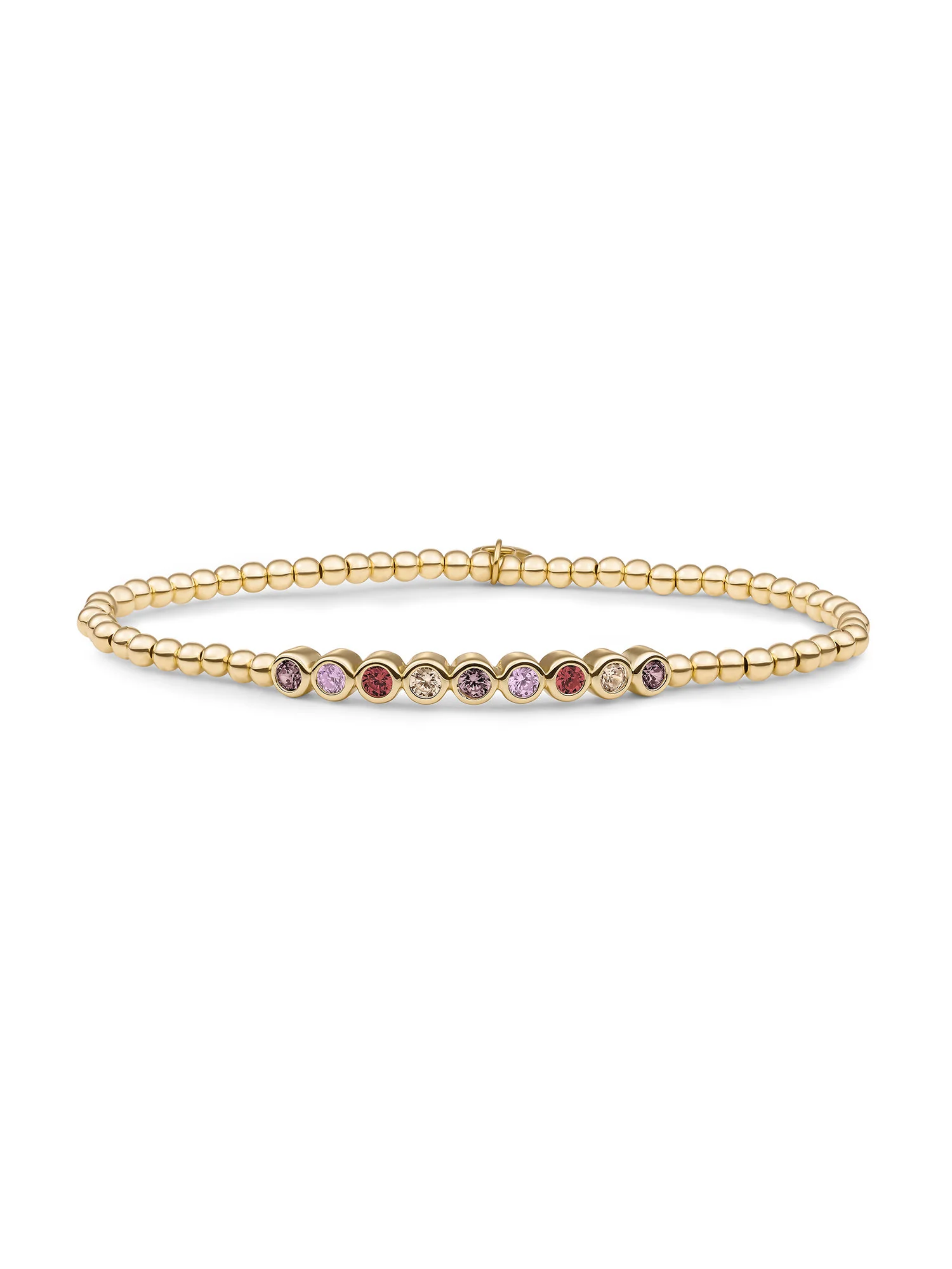 Crystal Tube Armband Multicoloured Zirconia