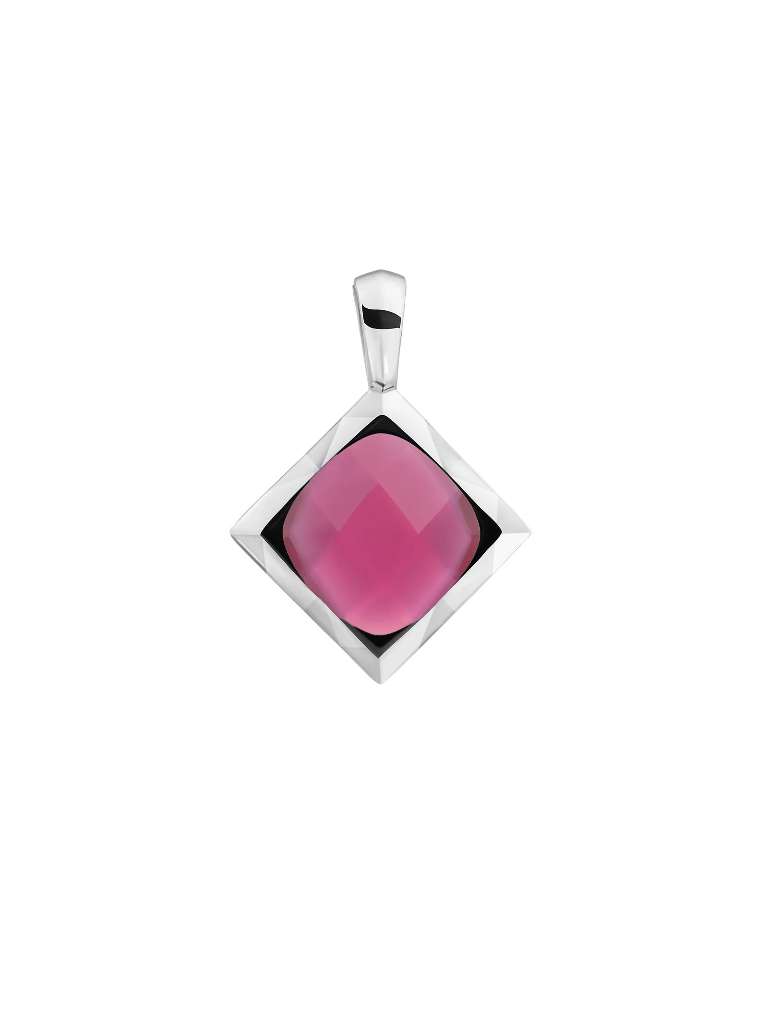 Cushion Cut Pendant Candy Jade - Image 3