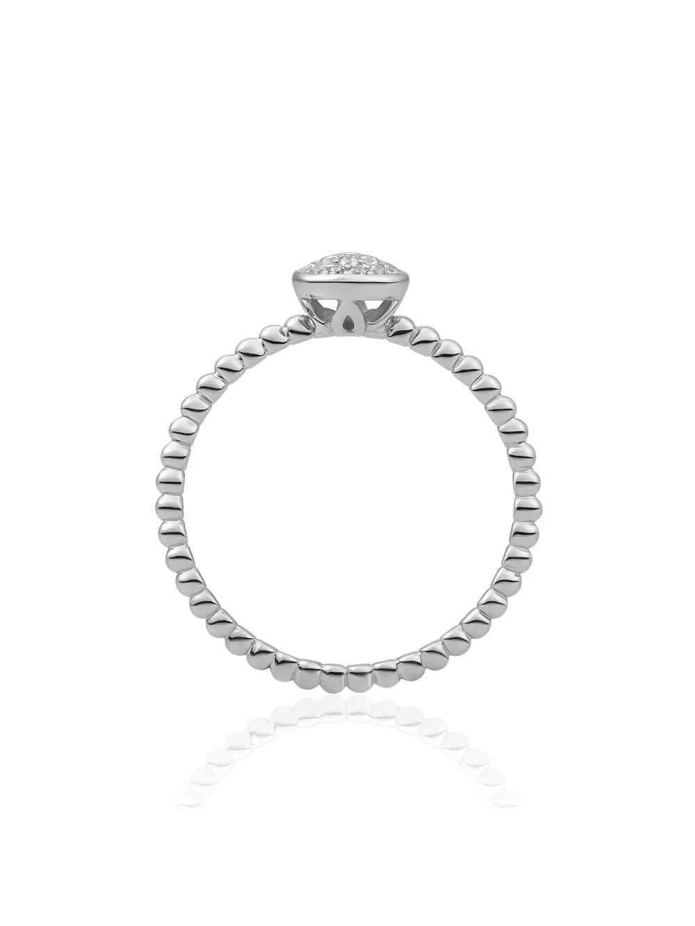 Disc Galaxy Ring Zirconia Zilver - Image 4