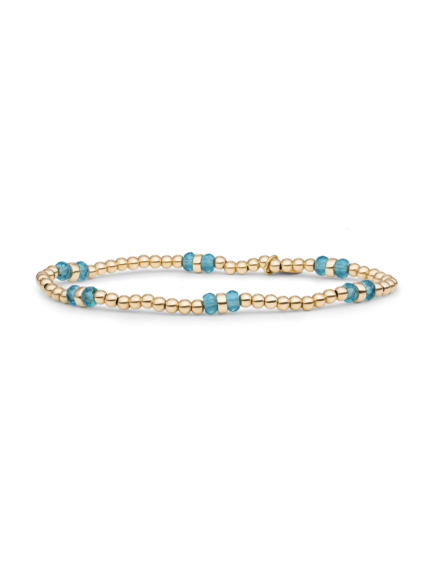 Double Reverse Roundel Armband Turquoise Quartz