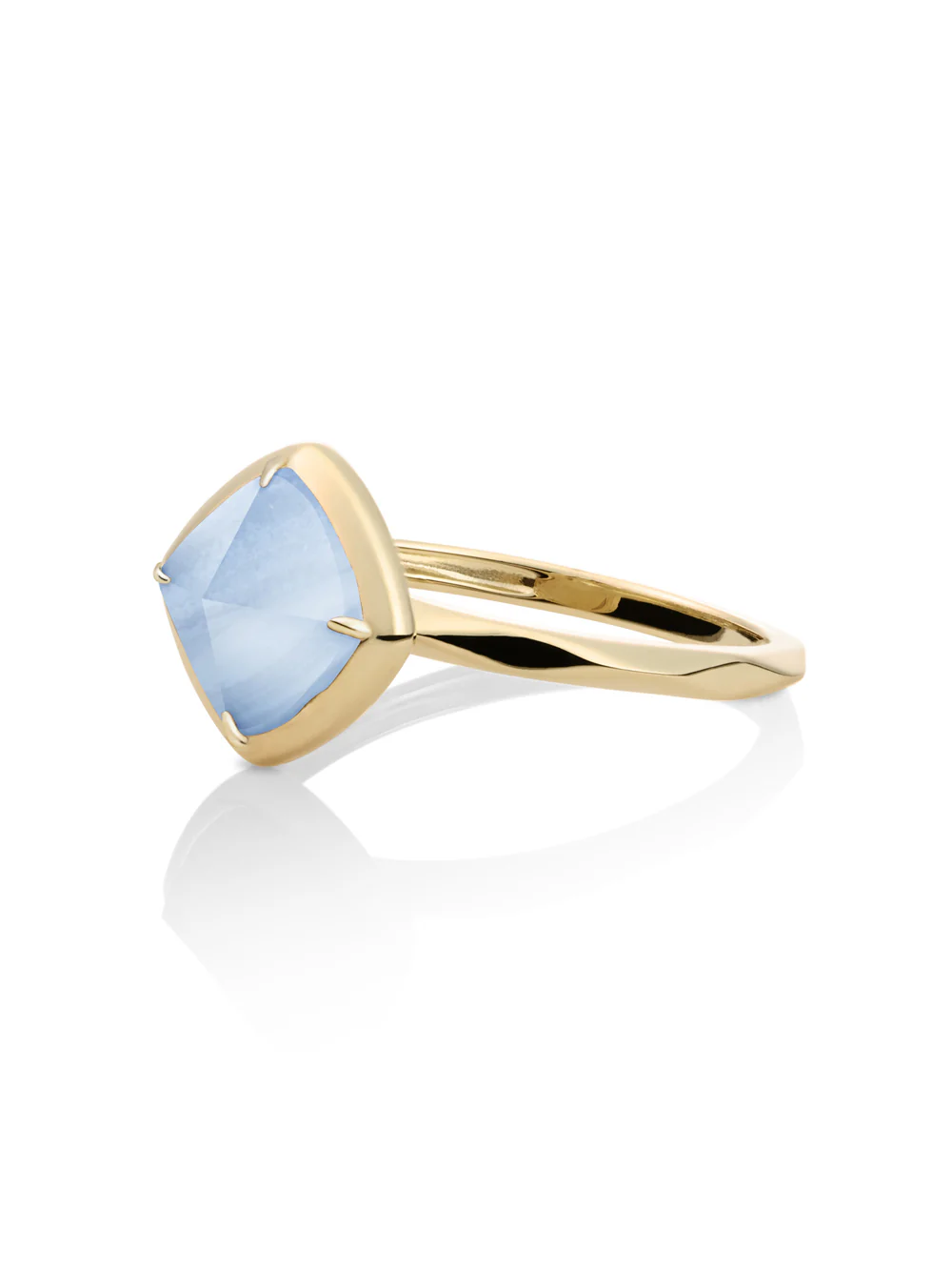 Edge Ring Blue Lace Agate 9K Goud - Image 6