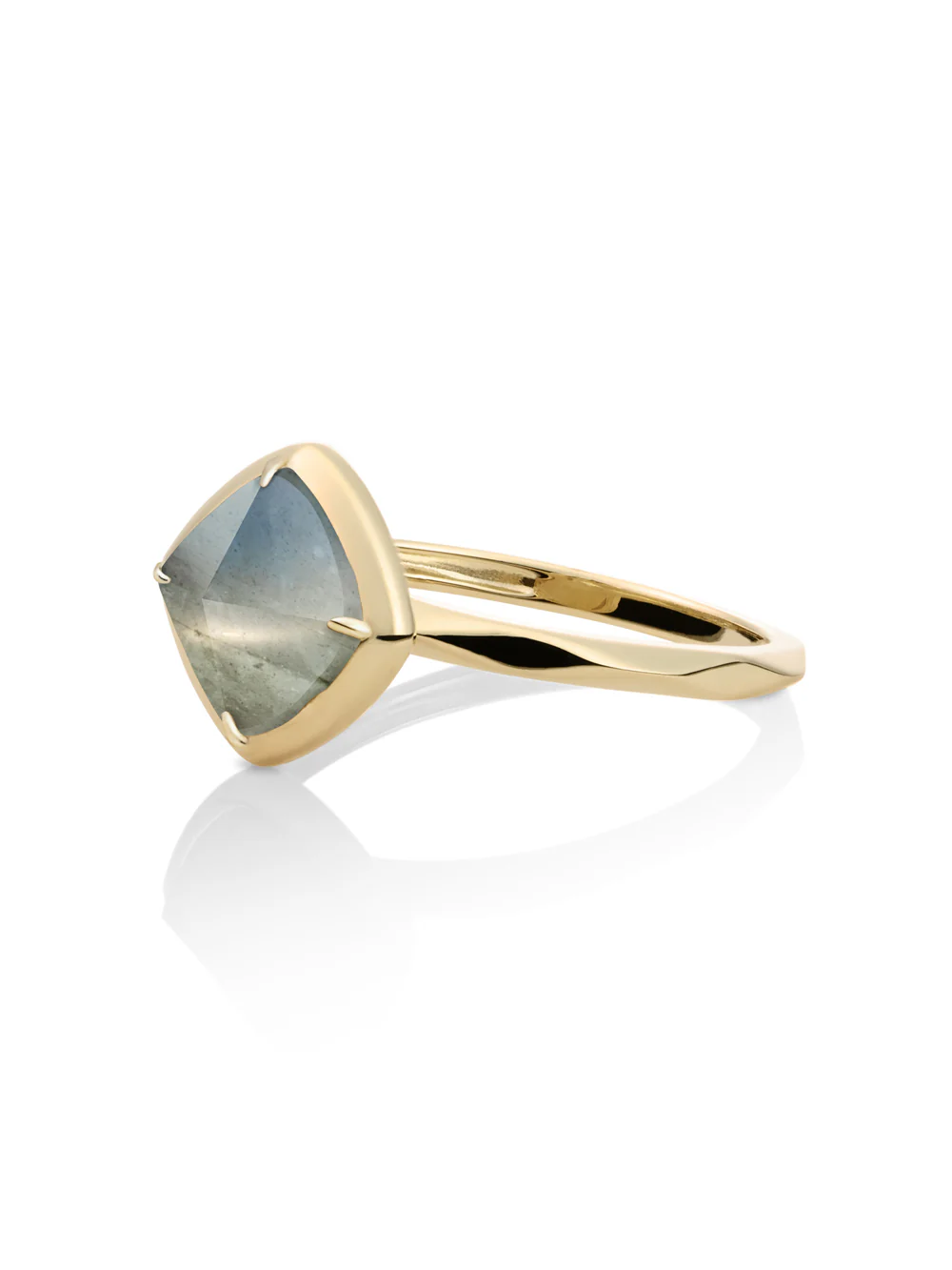 Edge Ring Labradorite 9K Goud - Image 3