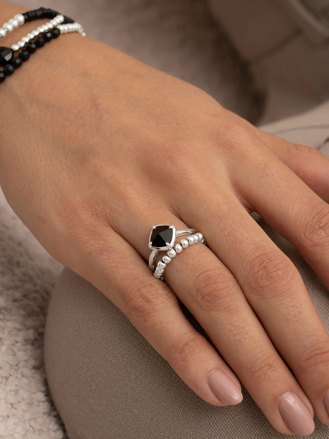 Edge Ring Onyx Zilver - Image 4
