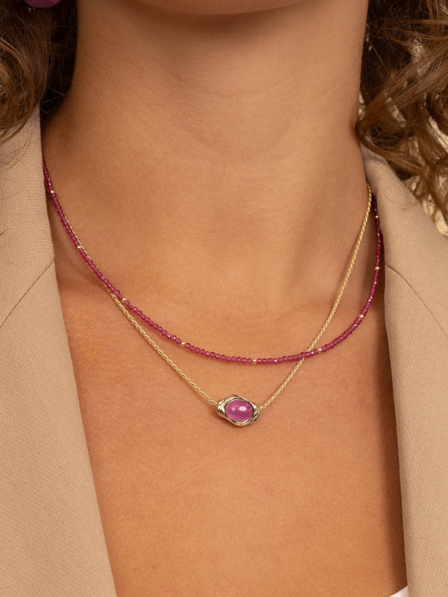 Flow Pendant Candy Jade - Image 2