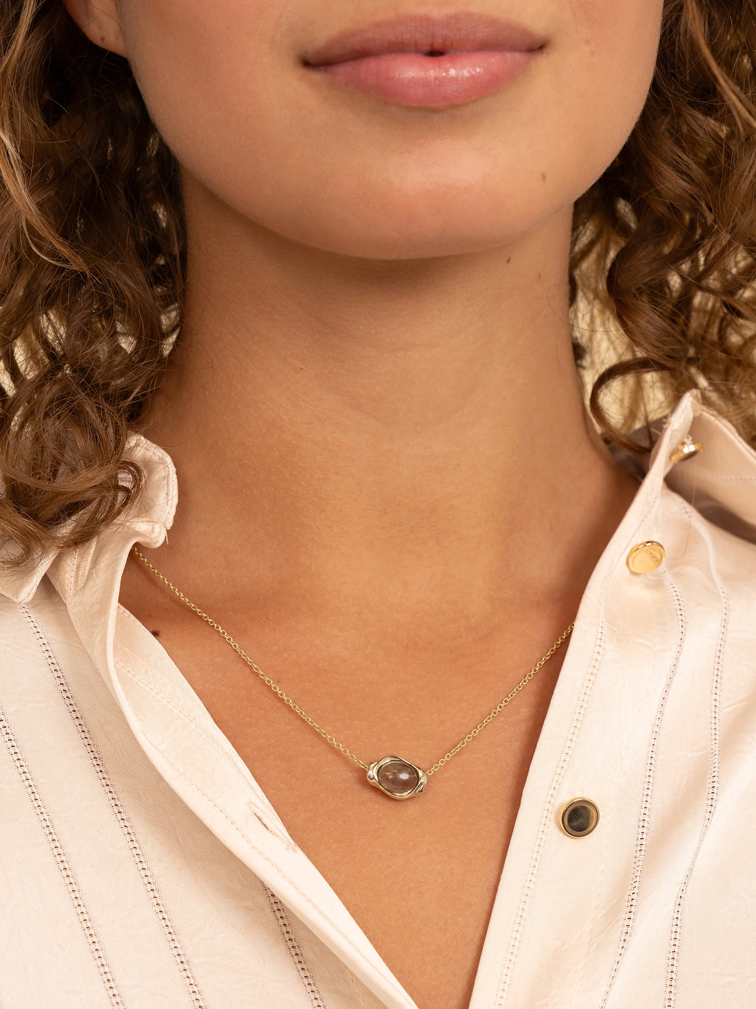 Flow Pendant Smoky Quartz - Image 2