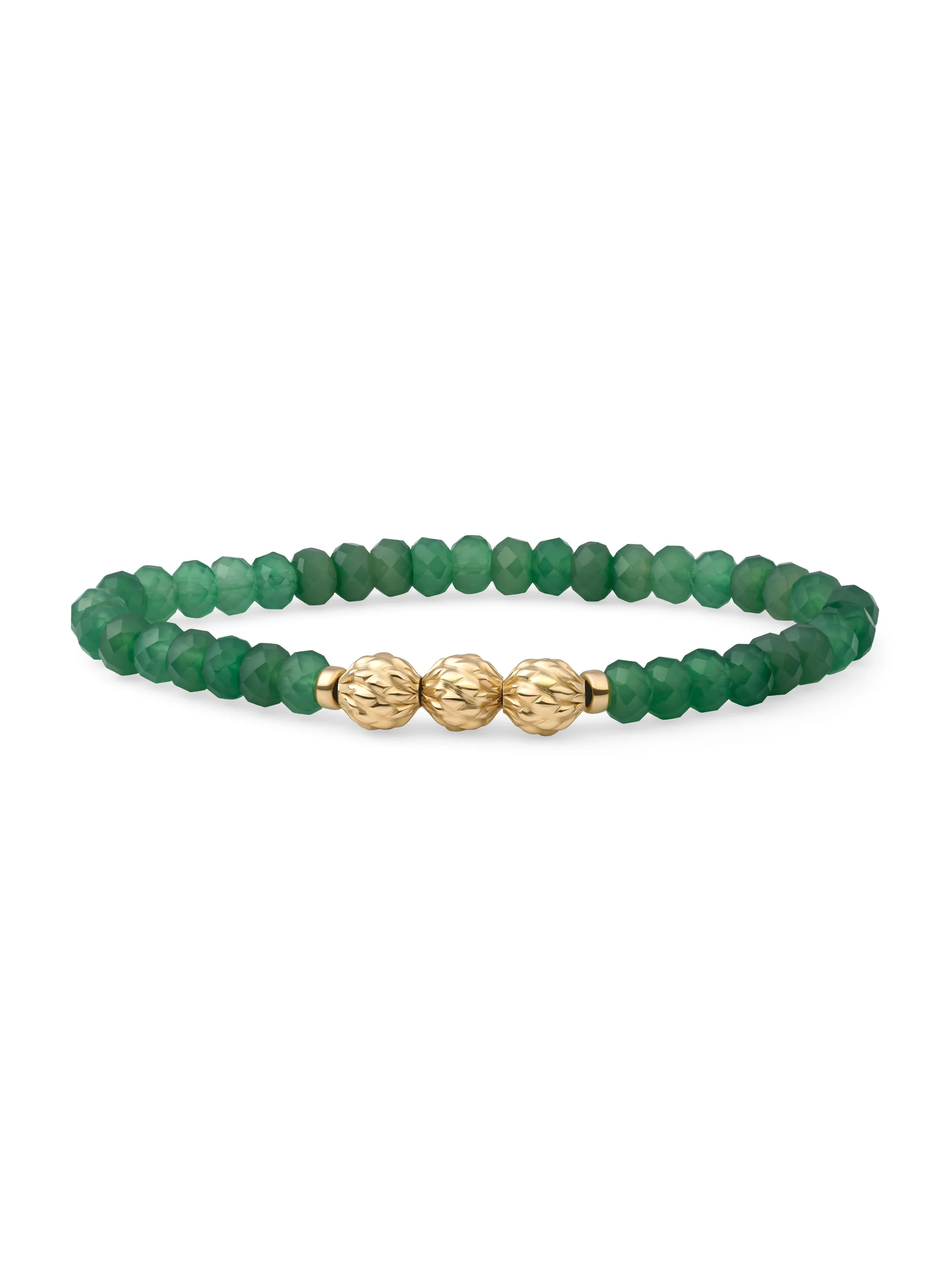 Fuse Beads Armband Green Onyx