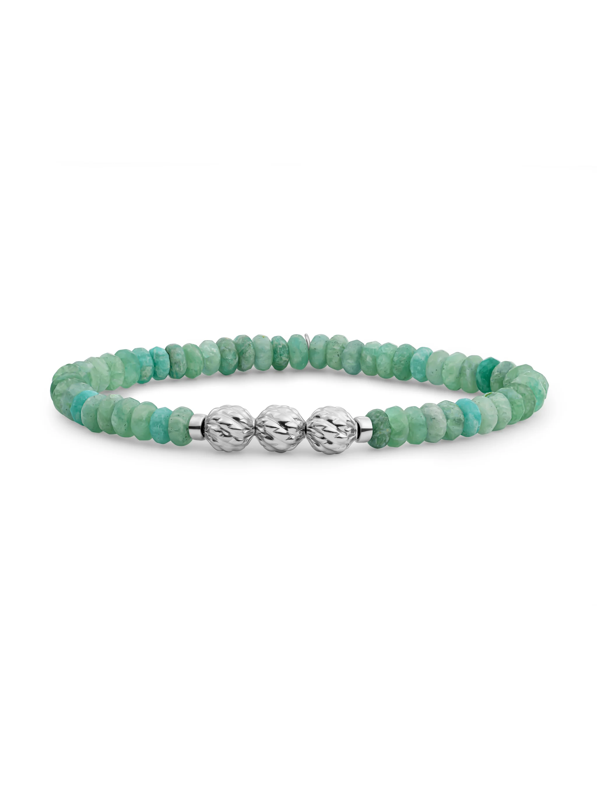 Fuse Beads Armband Rich Green Amazonite - Image 2