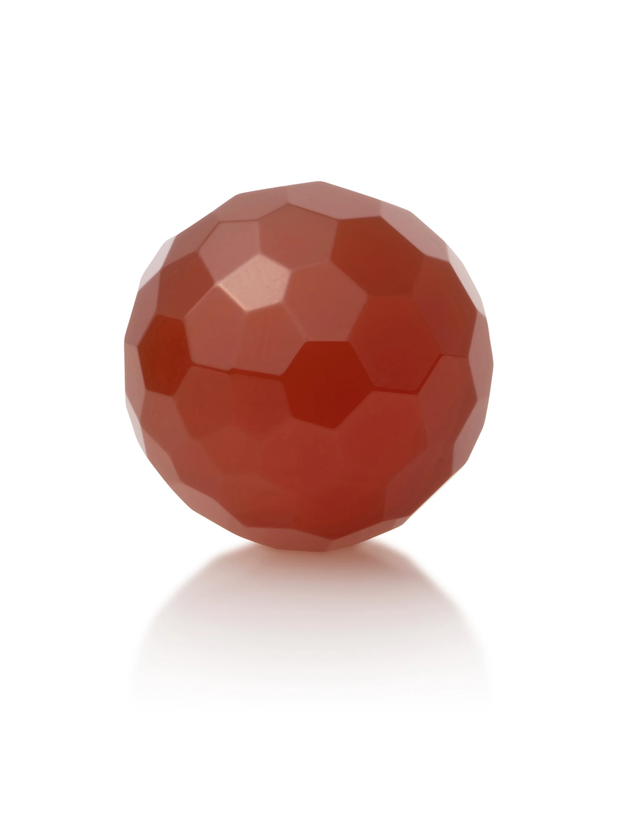 Gemstone - Red Agate - Facet 20mm