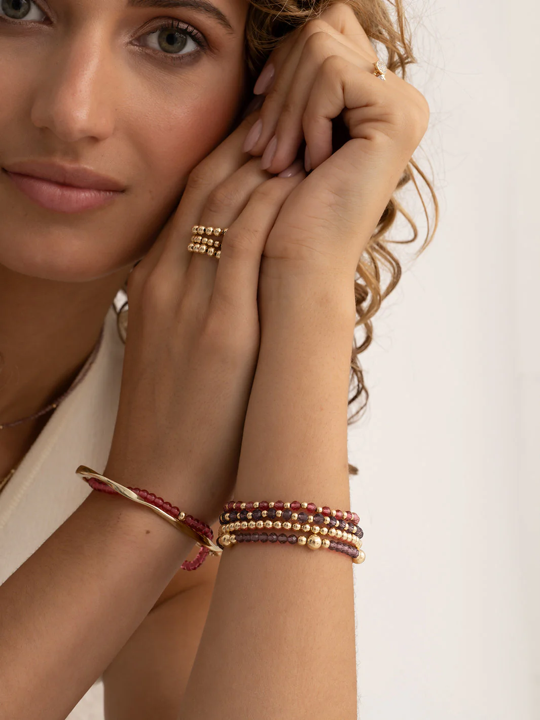 Interstellar Armband Fuchsia Quartz - Image 3