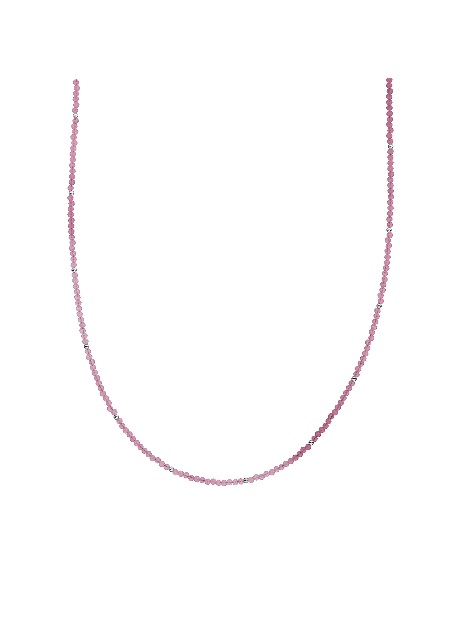 Kralen Ketting 2mm Candy Jade Gold - 42cm +2cm - Image 3
