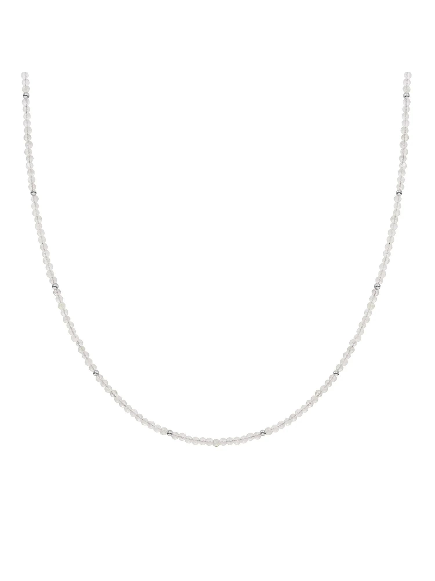Kralen Ketting 2mm Moonstone 42cm +2cm - Image 3