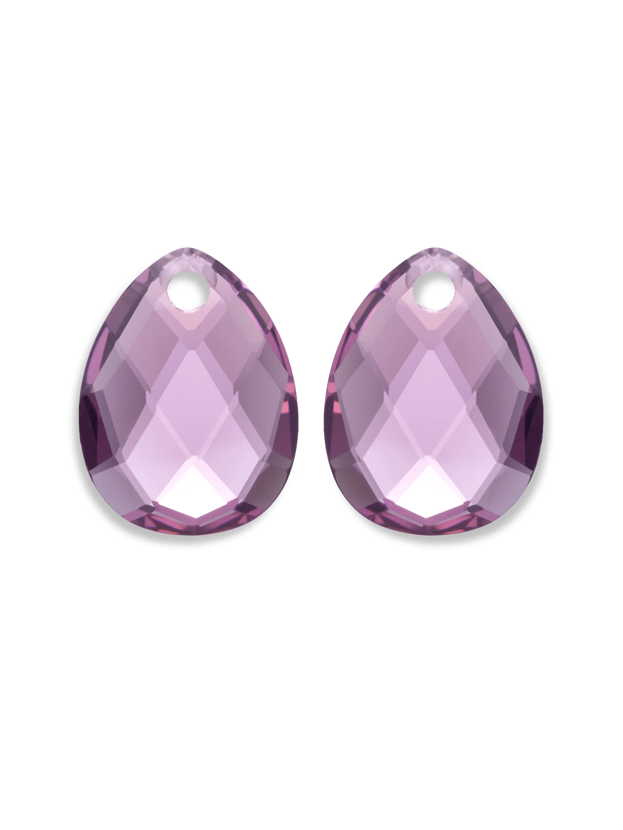 Oorbel Edelstenen Afterglow Aubergine Quartz