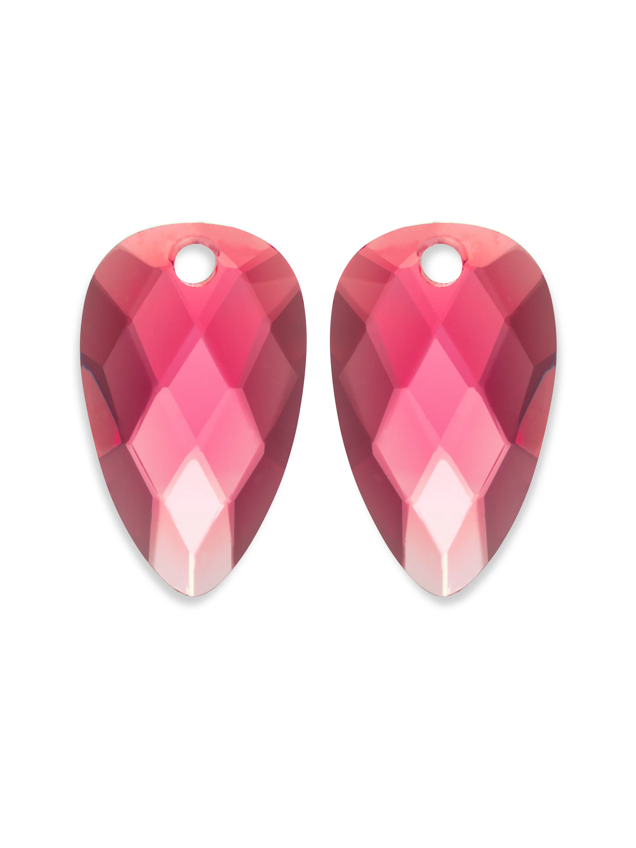 Oorbel Edelstenen Blossom Fuchsia Quartz