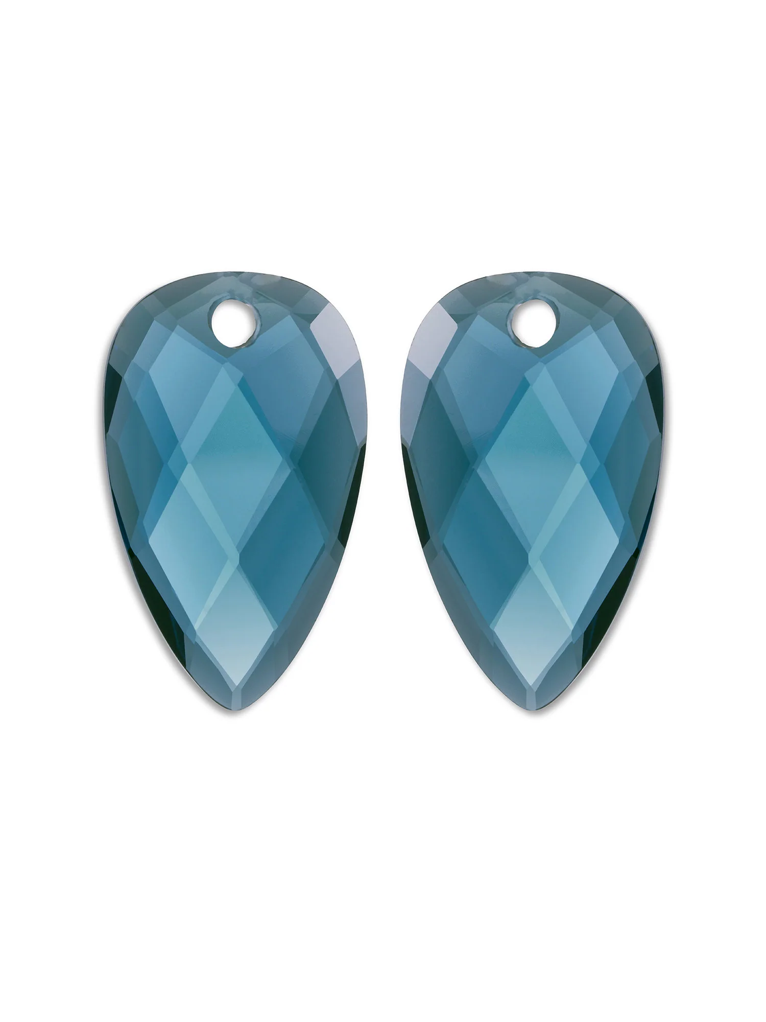 Oorbel Edelstenen Blossom Ocean Topaz Quartz