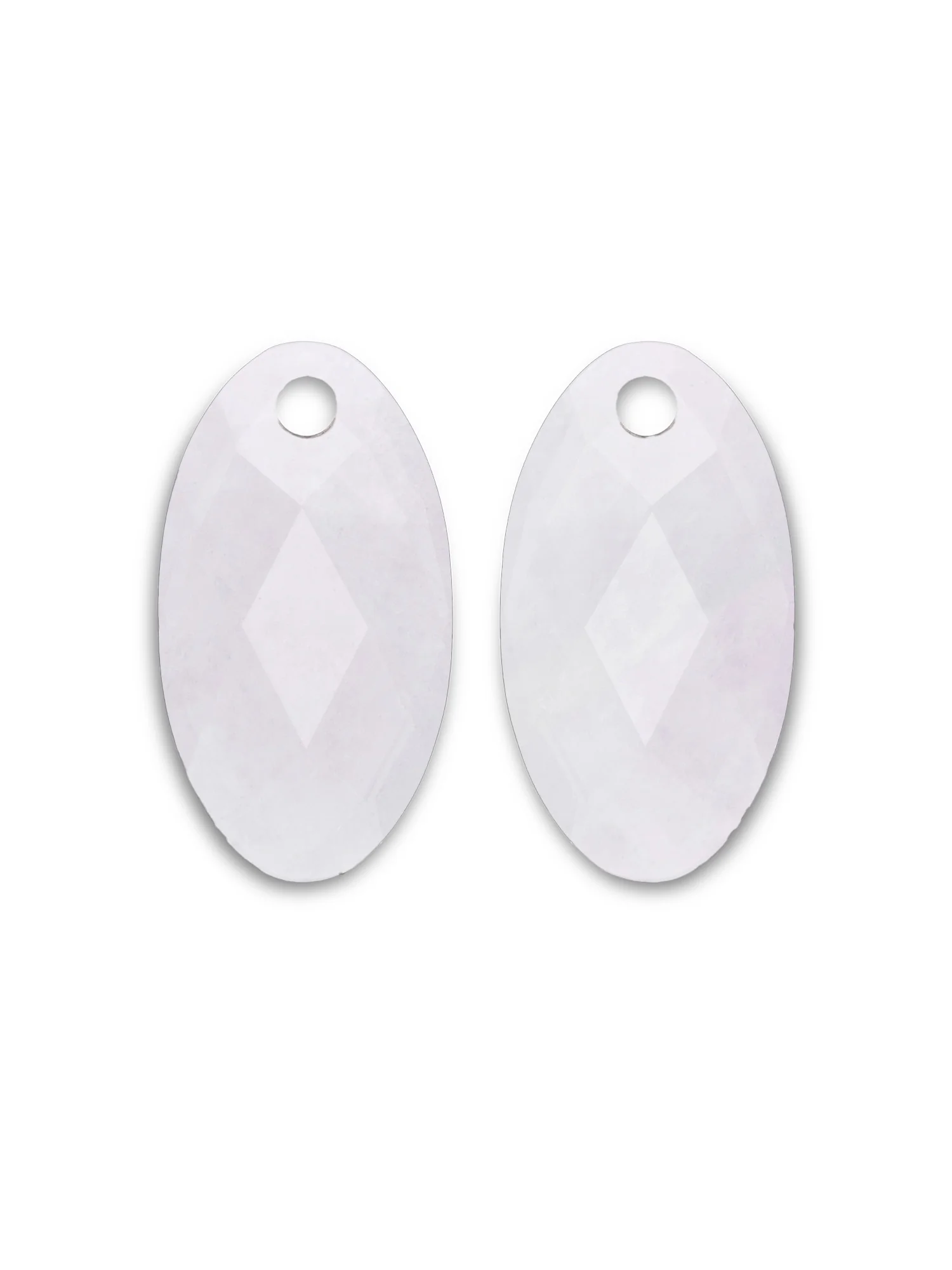 Oorbel Edelstenen Large Leaf Moonstone