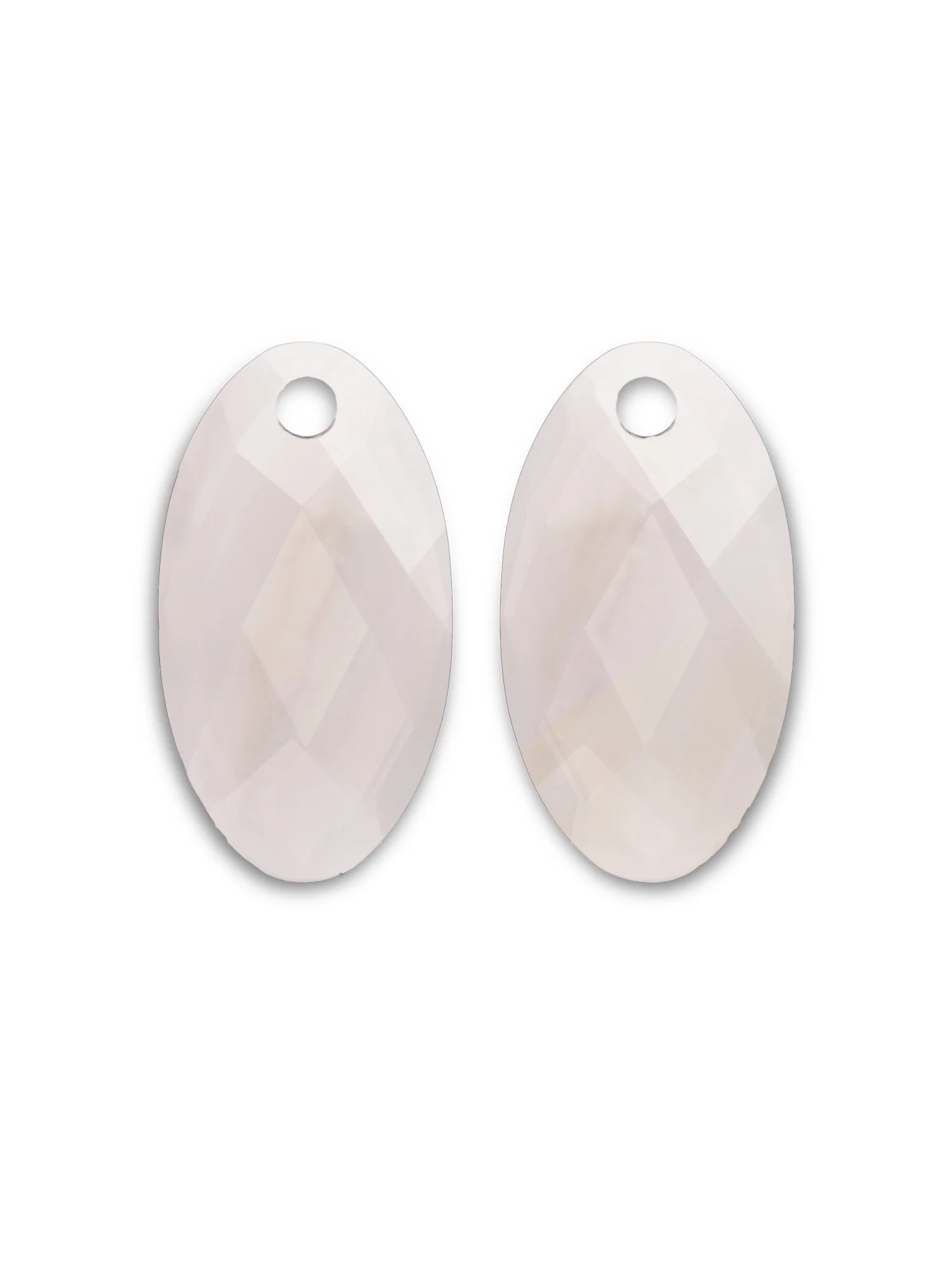 Oorbel Edelstenen Large Leaf Mother of Pearl