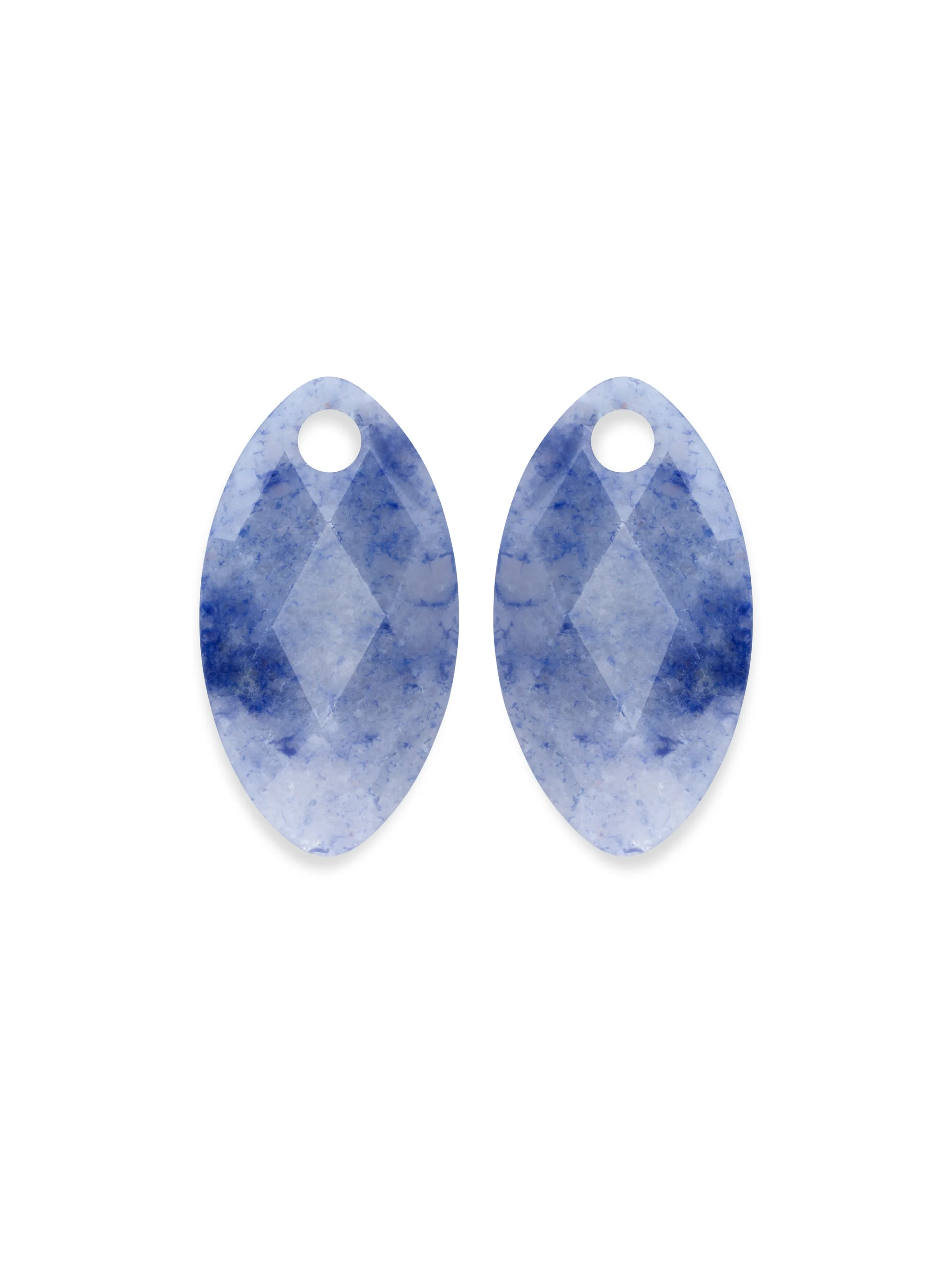 Oorbel Edelstenen Leaf Blue Aventurine