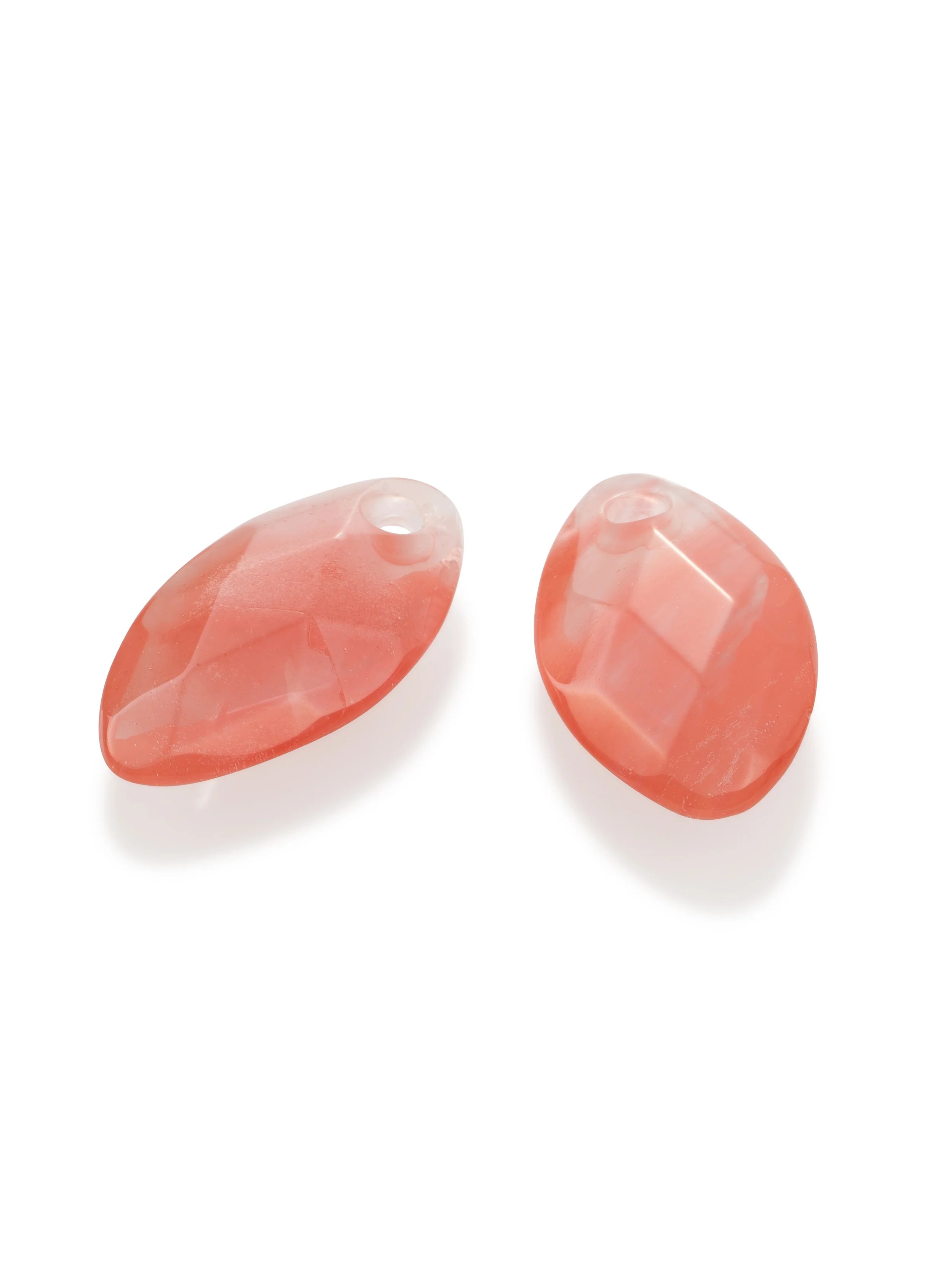 Oorbel Edelstenen Leaf Cherry Quartz - Image 2