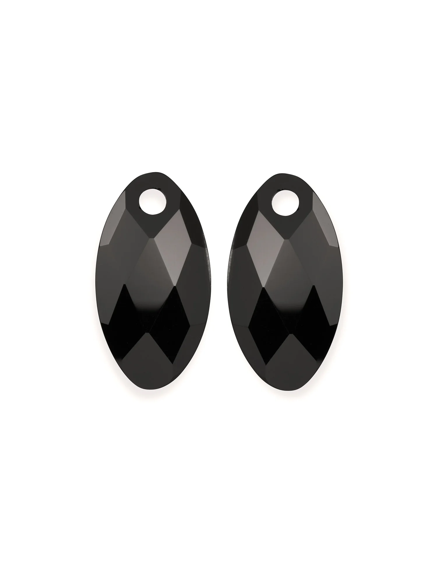 Oorbel Edelstenen Leaf Onyx