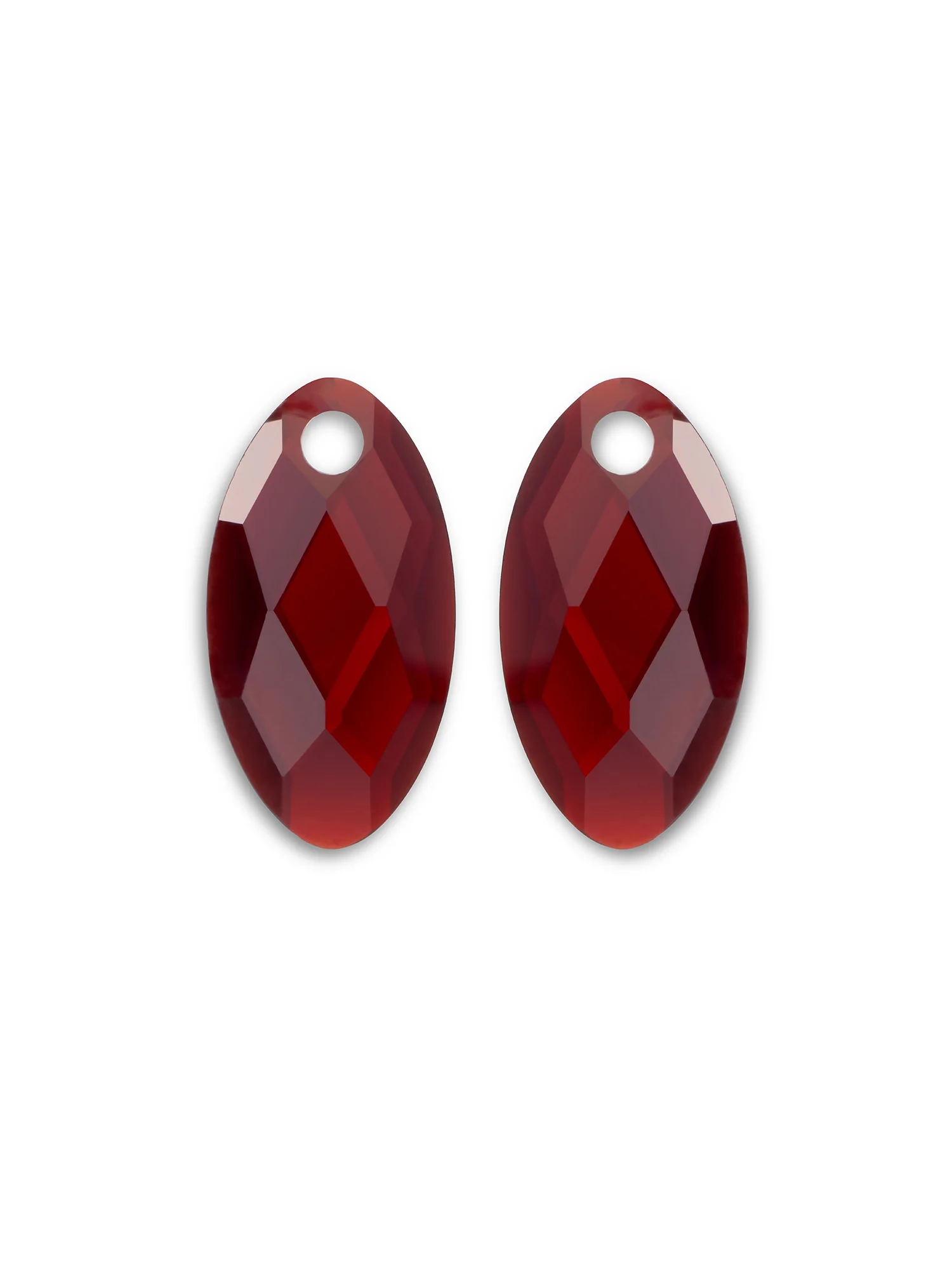 Oorbel Edelstenen Leaf Ruby Quartz