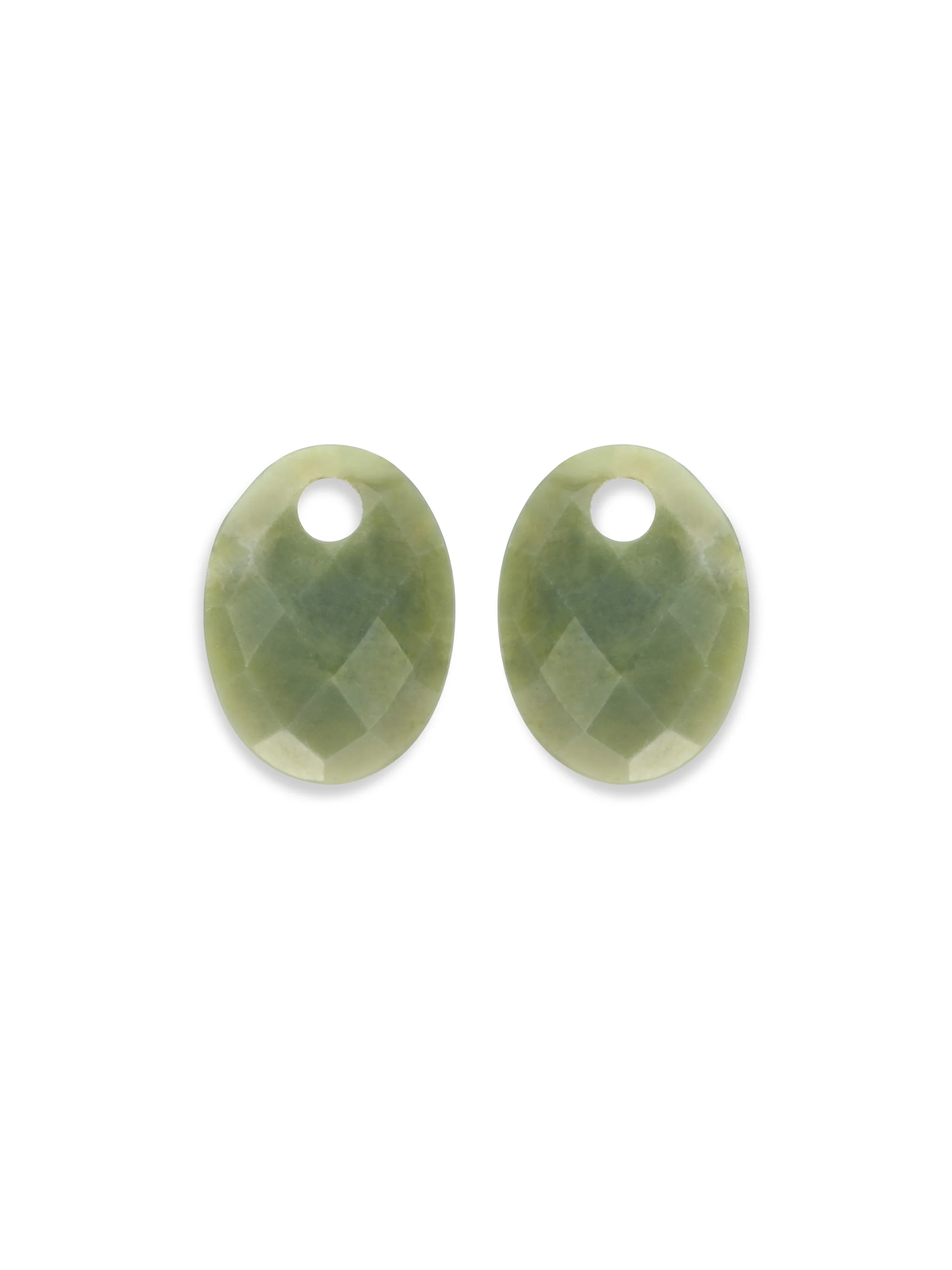 Oorbel Edelstenen Medium Oval Southern Jade