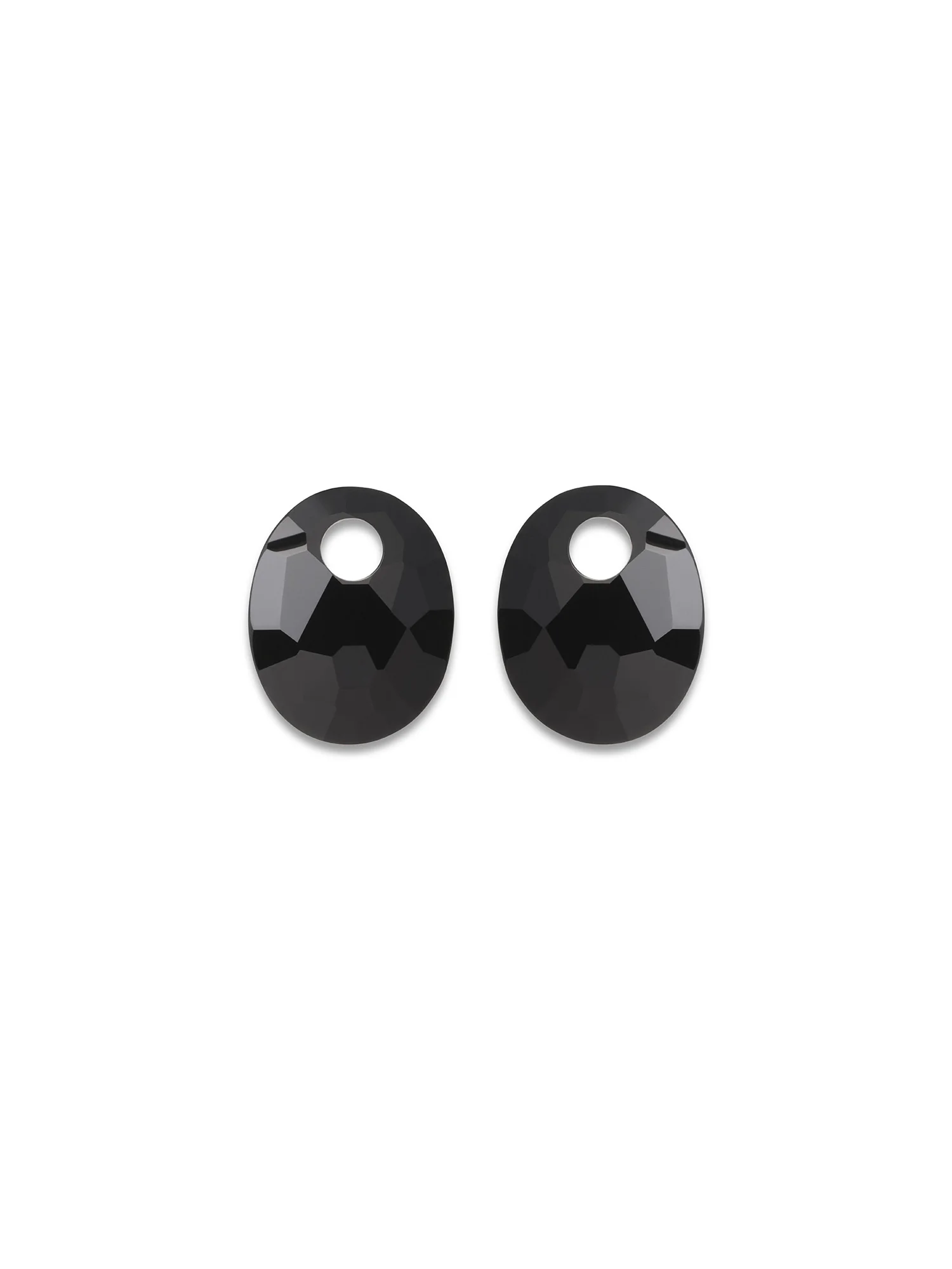 Oorbel Edelstenen Small Oval Onyx
