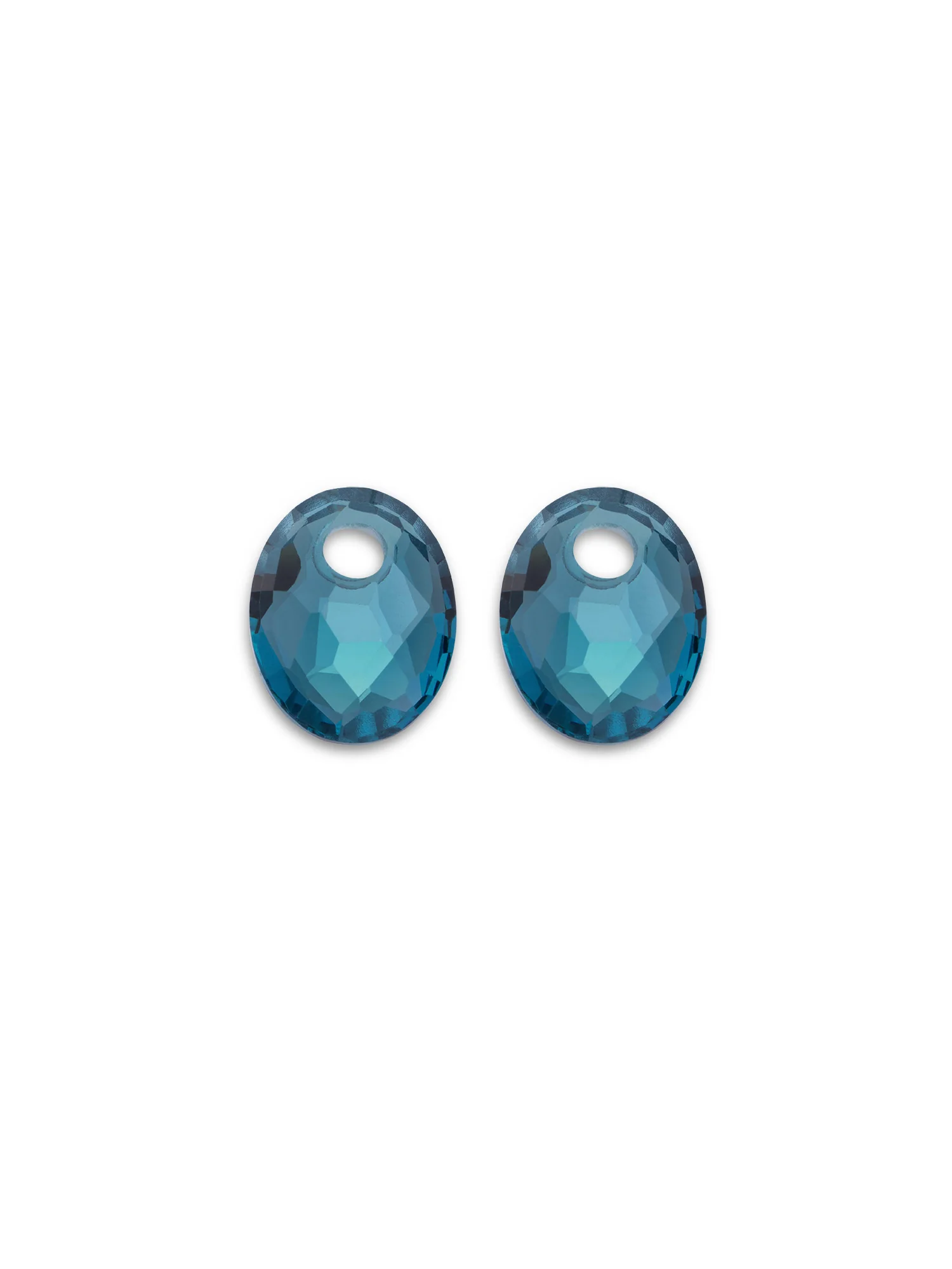 Oorbel Edelstenen Small Oval Turquoise Quartz