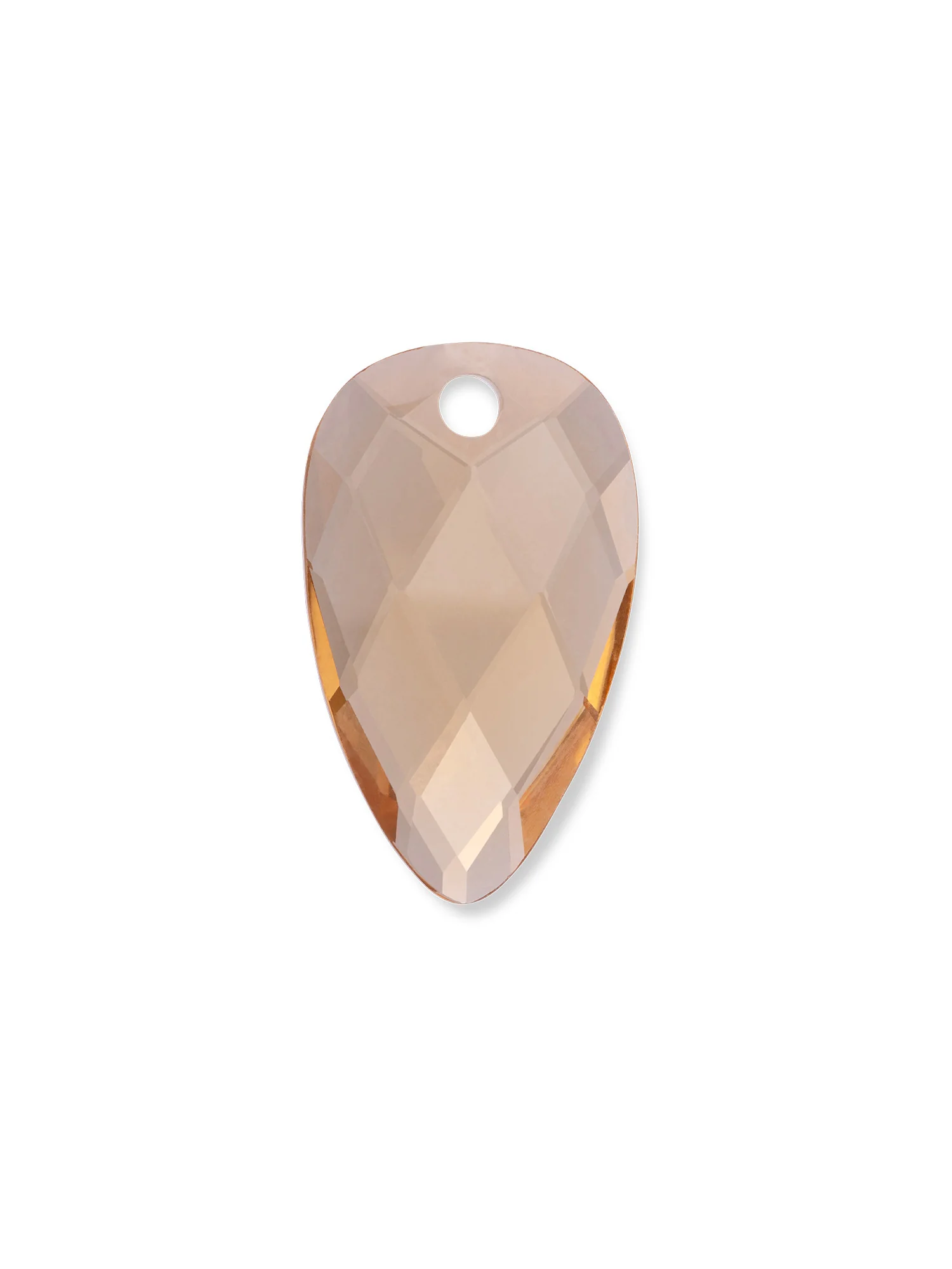 Pendant Edelsteen Blossom Light Gold Citrine Quartz