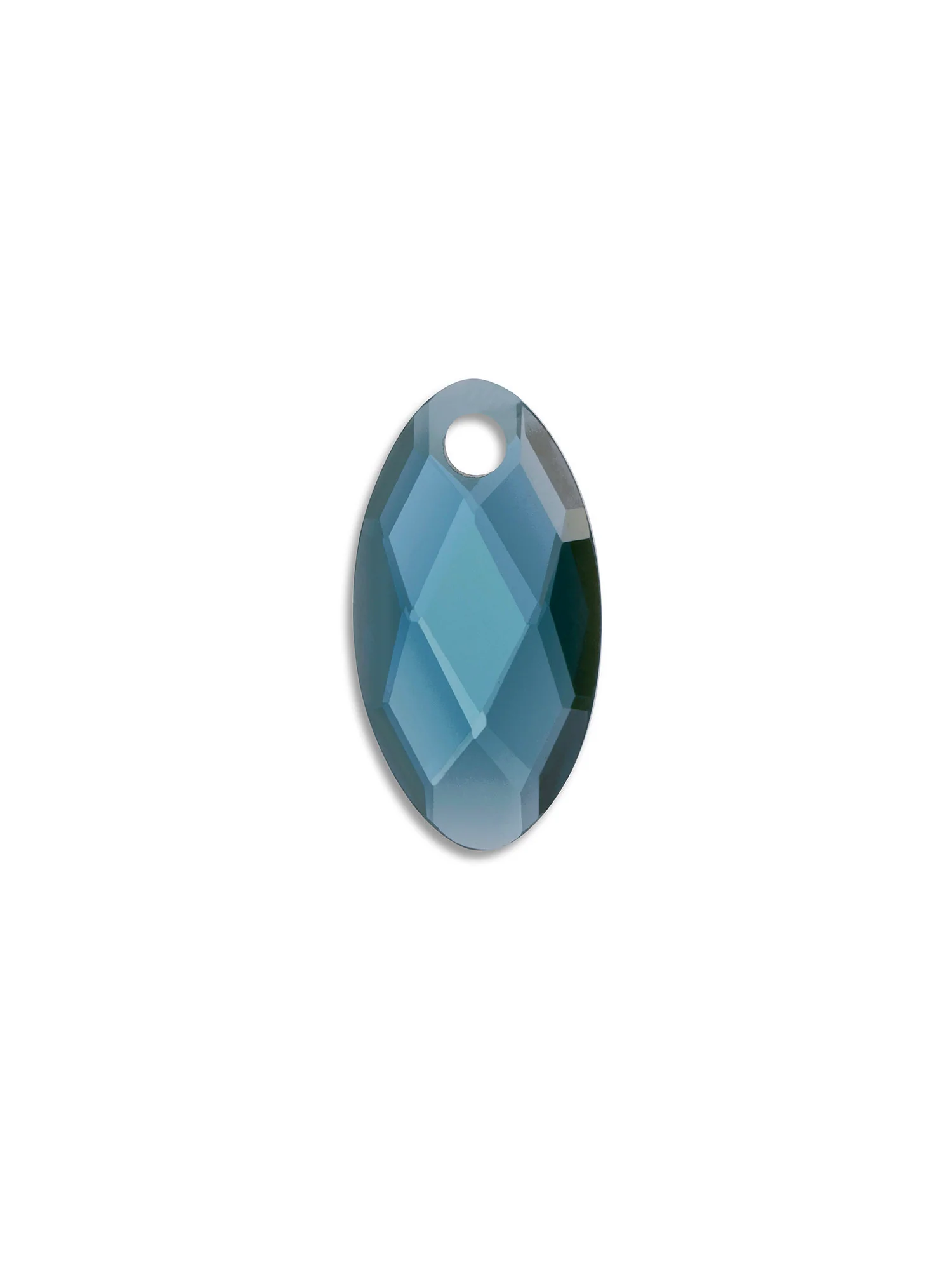 Pendant Edelsteen Leaf Ocean Topaz Quartz
