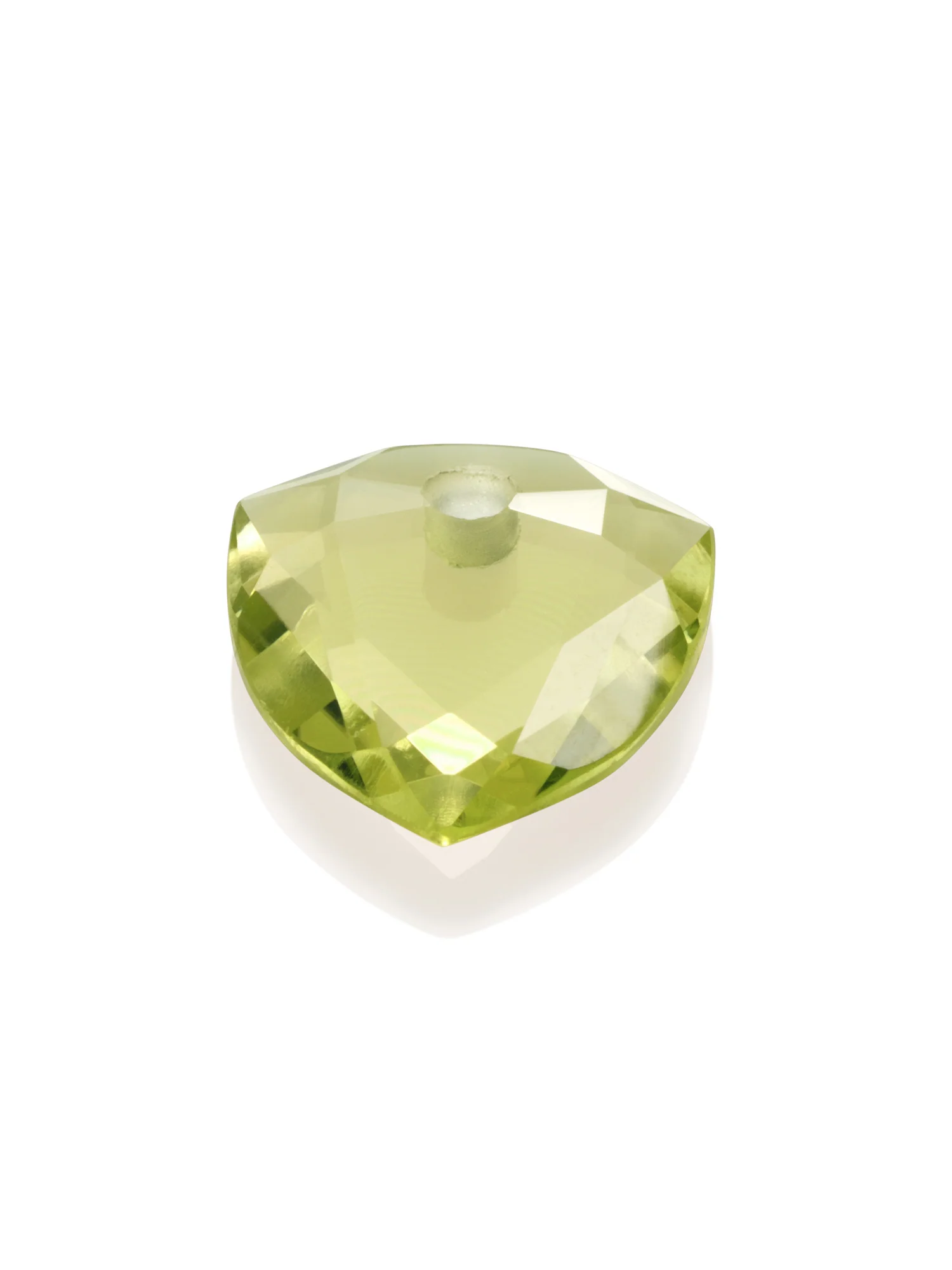 Pendant Edelsteen Trillion Cut Lemon Quartz