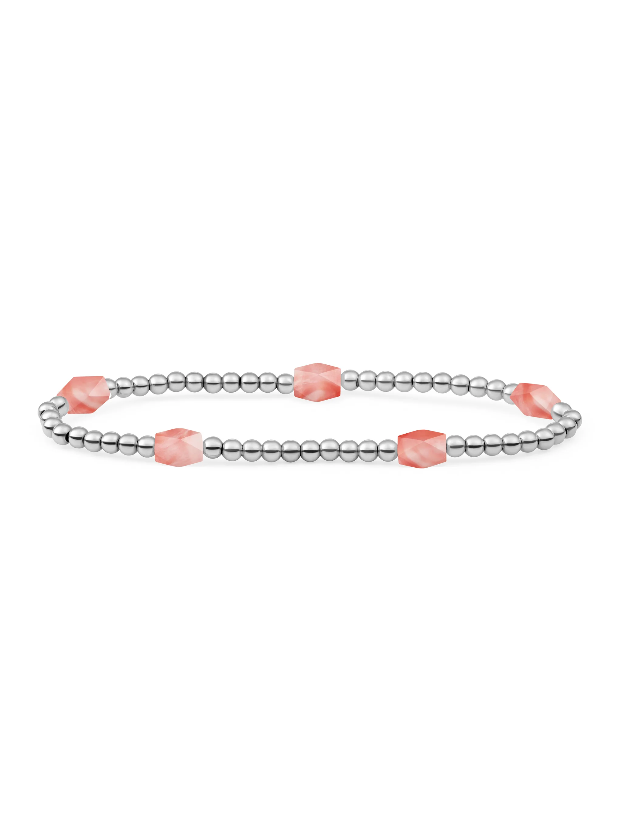 Reverse Edge Mix Armband Cherry Quartz - Image 2