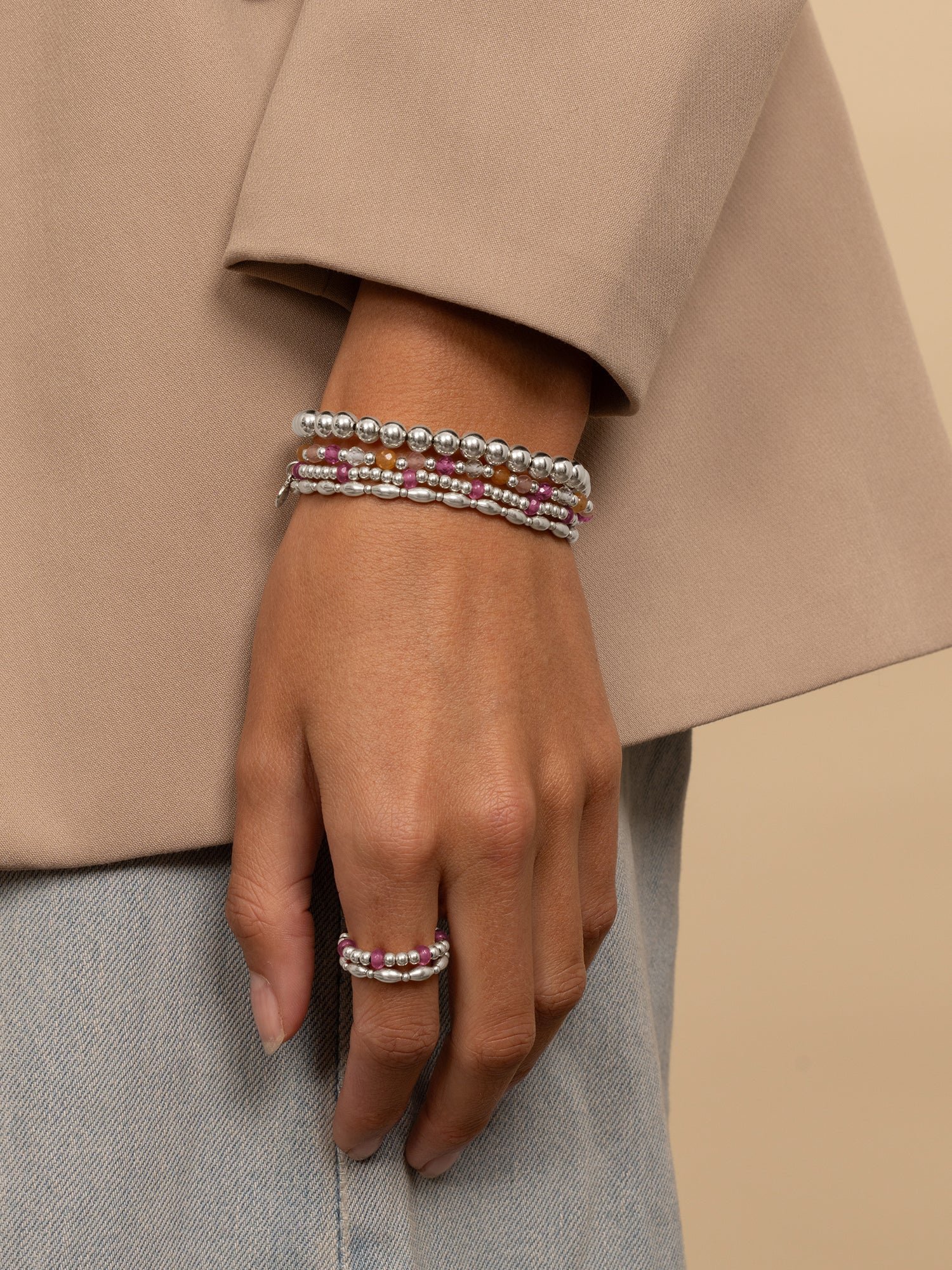 Reverse Roundel Armband Candy Jade - Image 4