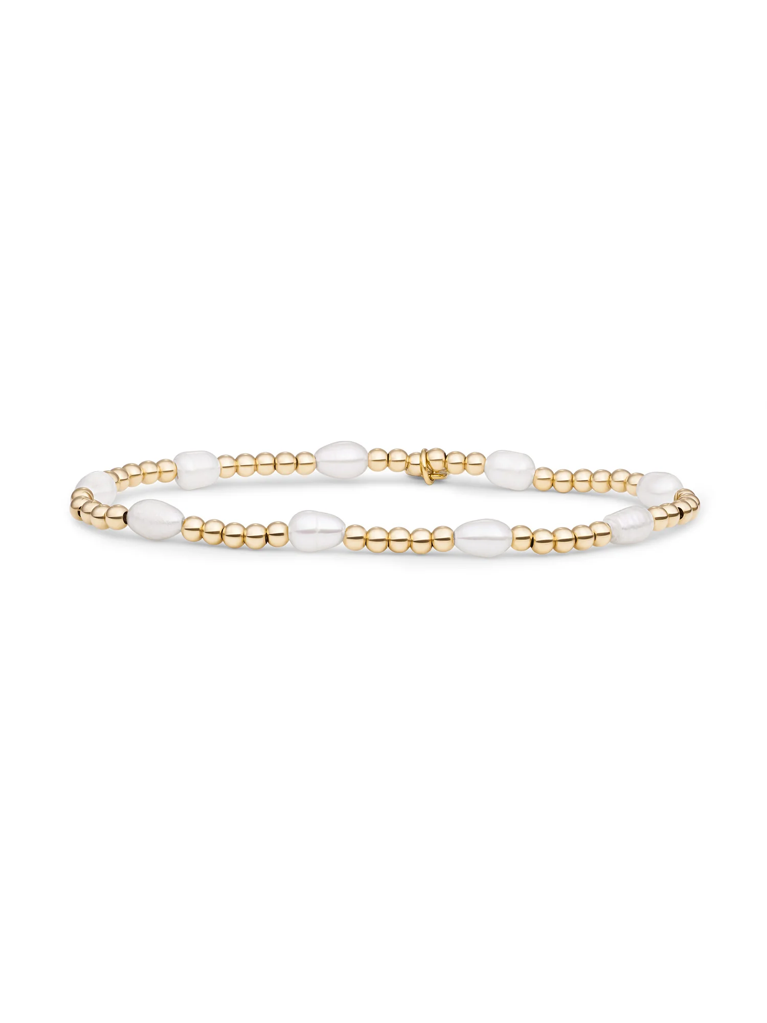 Reverse Roundel Armband Mother of Pearl