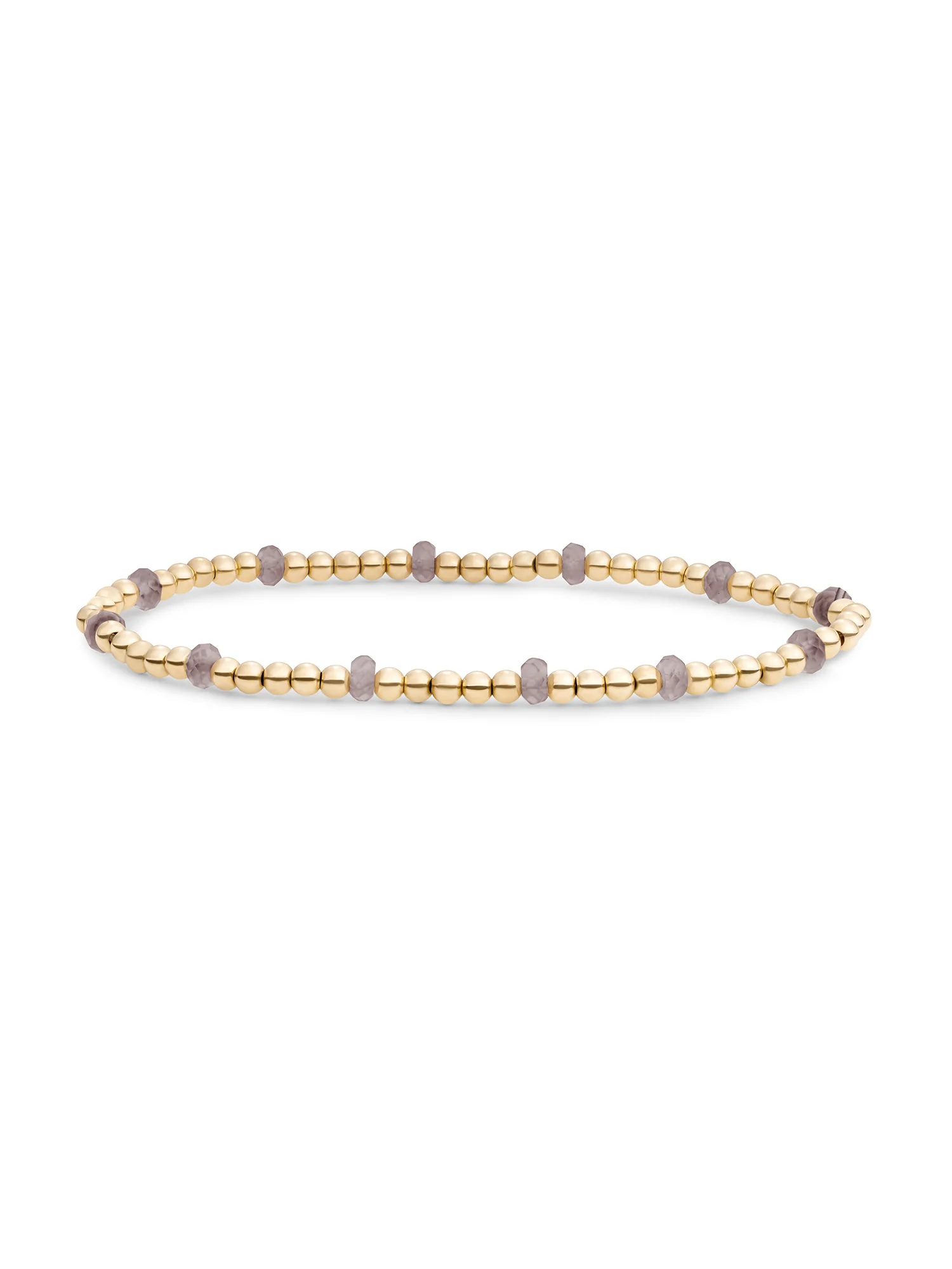 Reverse Roundel Armband Smoky Quartz