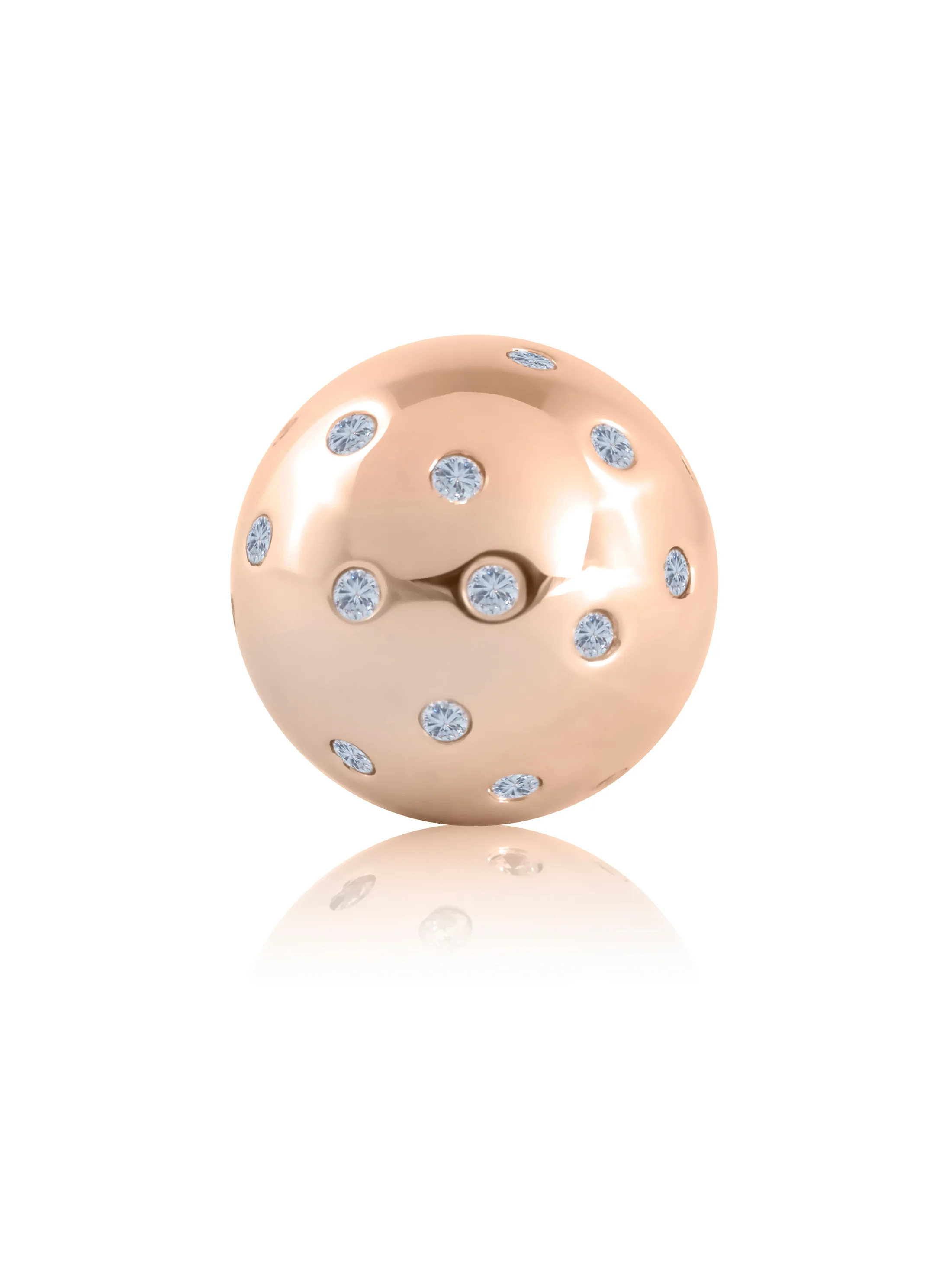 Rose Gold - Flush set - Clear CZ