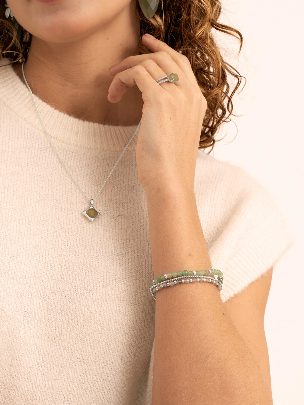 Roundel Interstellar Armband Lime Jade - Image 5