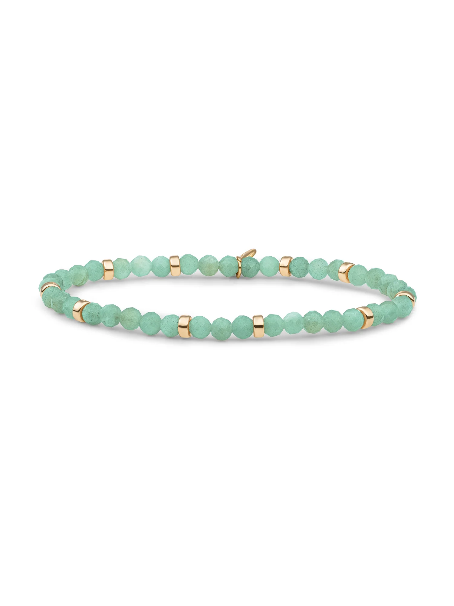 Roundel Interstellar Armband Rich Green Amazonite