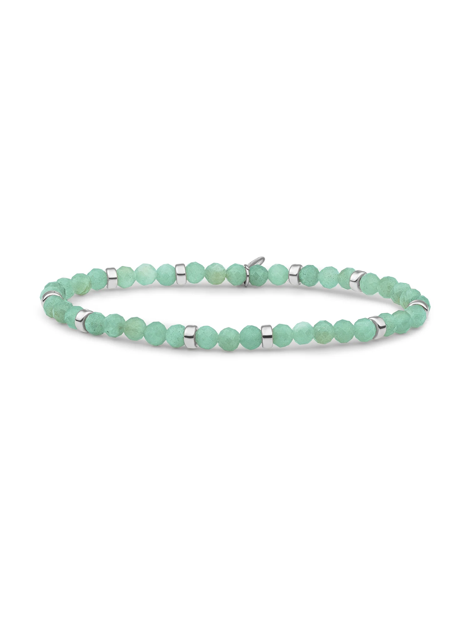 Roundel Interstellar Armband Rich Green Amazonite - Image 2