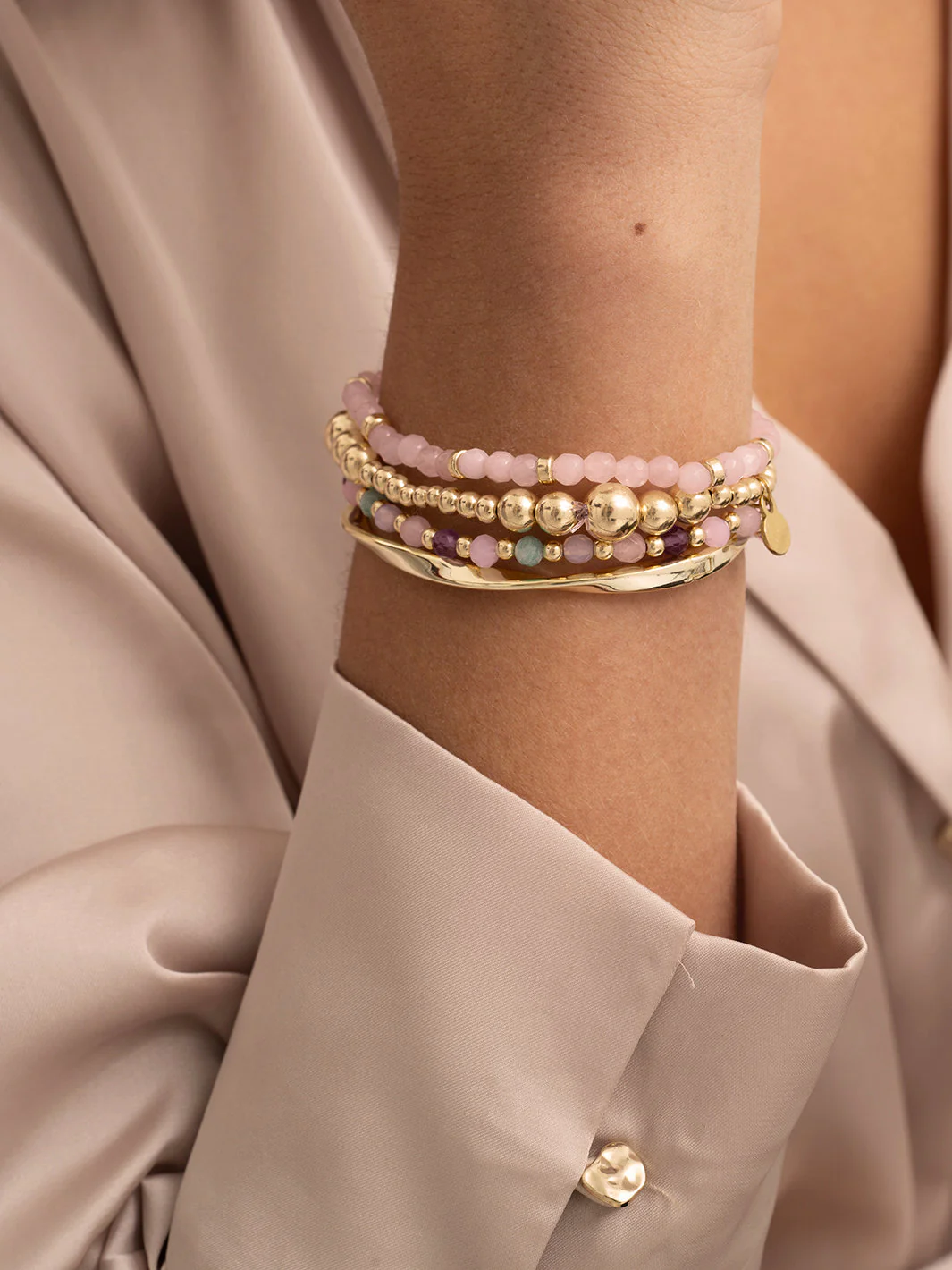 Roundel Interstellar Armband Rose Quartz - Image 3