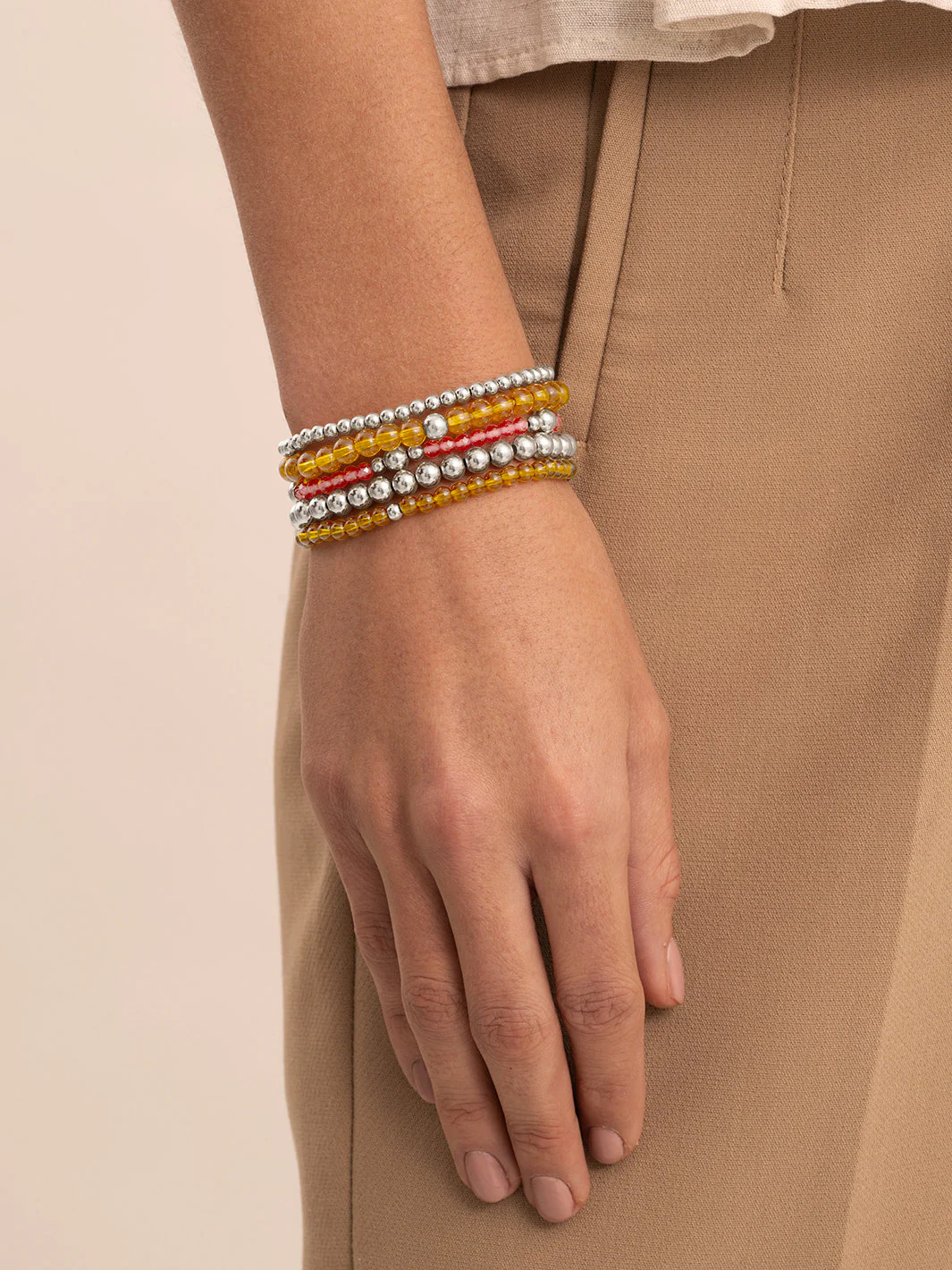 Saturn Armband Small Light Citrine Quartz - Image 4