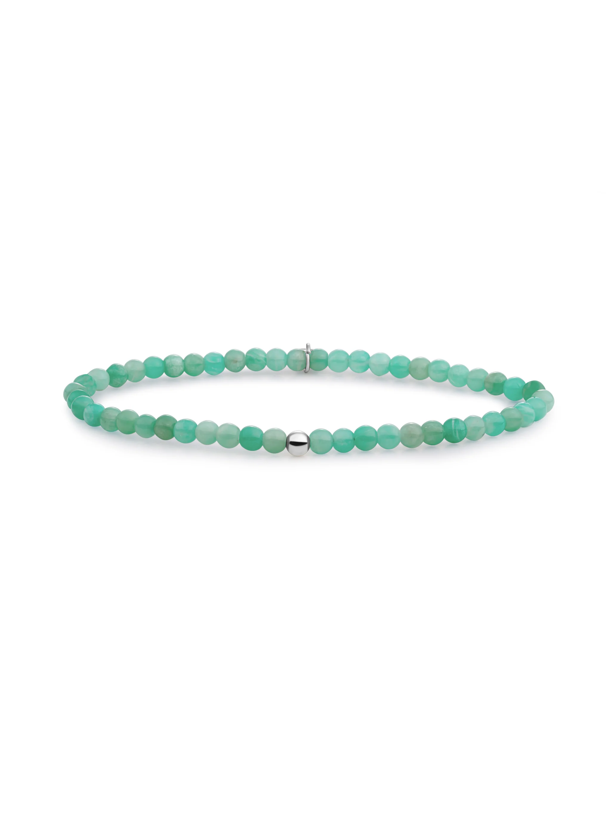 Saturn Armband Small Rich Green Amazonite - Image 3