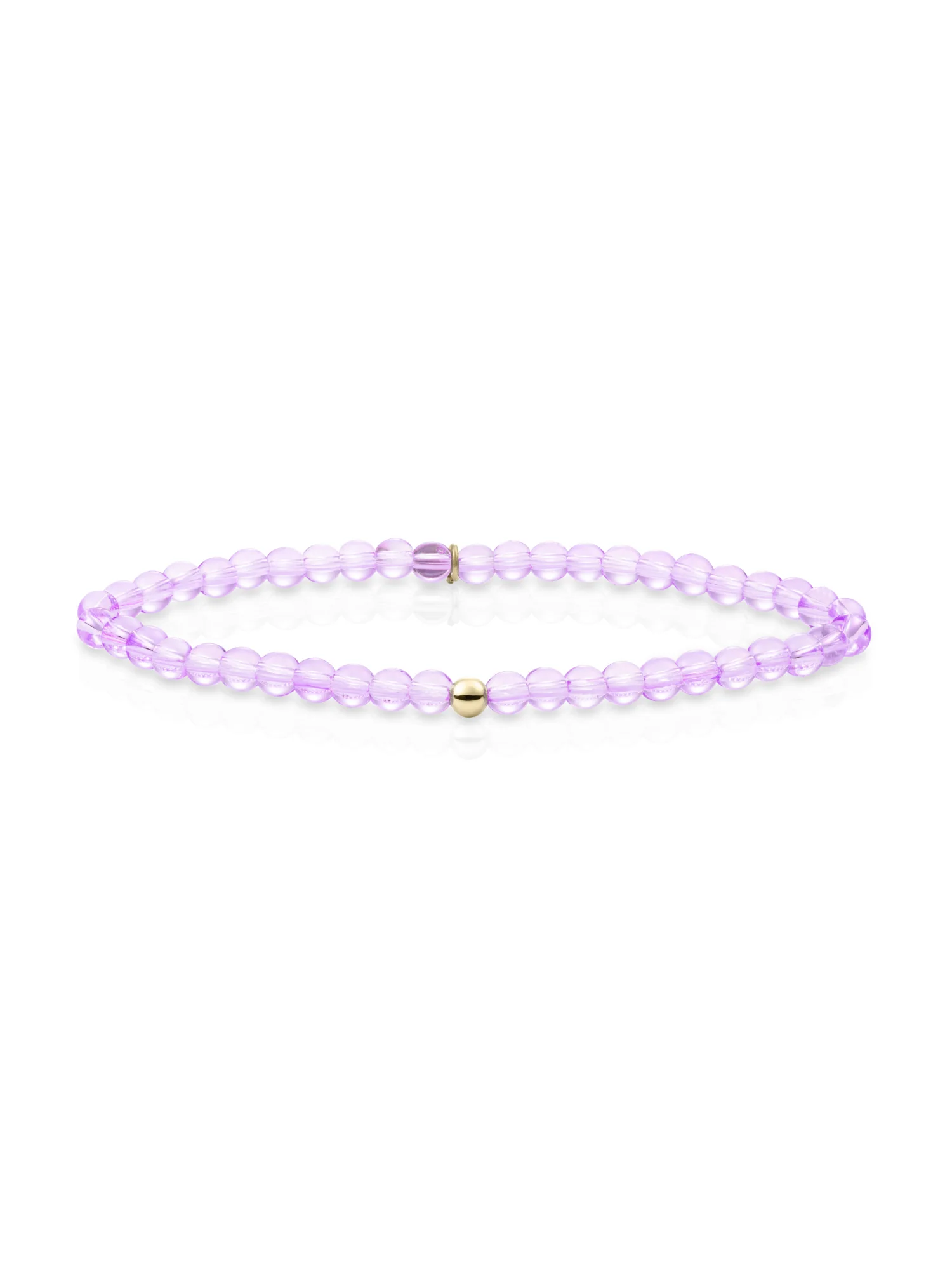 Saturn Armband Small Violet Quartz