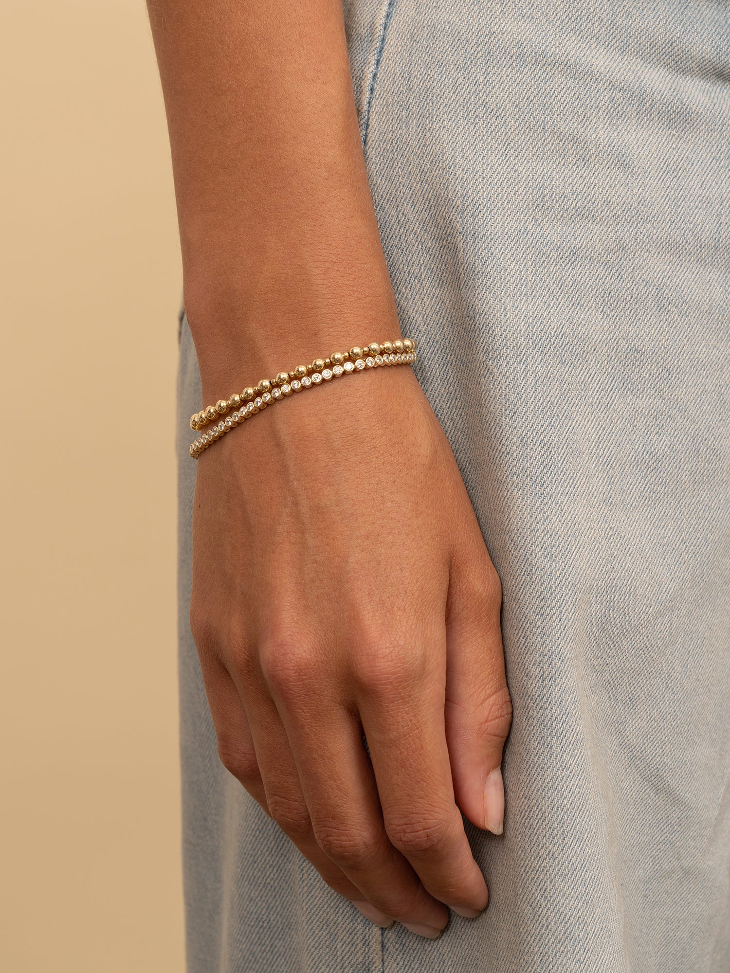 Tennis Bracelet Interstellar Armbanden Set Goud - Image 2